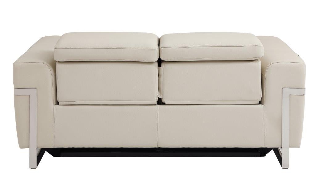 GUF 990 Power Reclining Sofa Set - Beige, Genuine Italian Leather