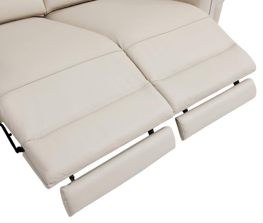 GUF 990 Power Reclining Sofa Set - Beige, Genuine Italian Leather