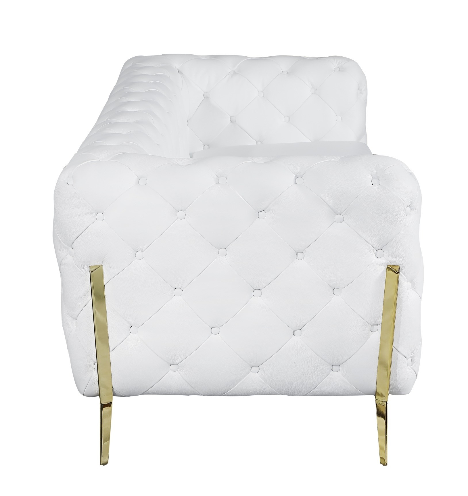GUF 970 Sofa Set - White, Genuine Italian Leather