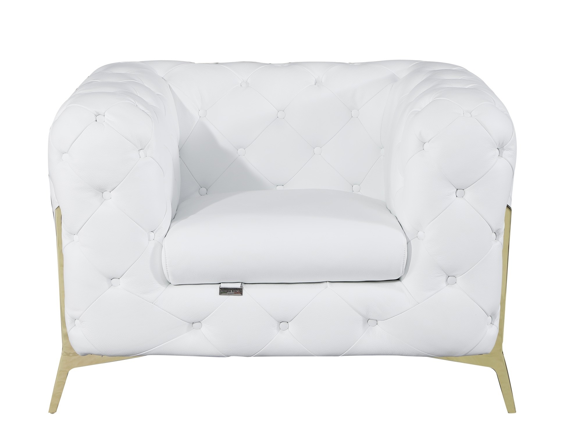 GUF 970 Sofa Set - White, Genuine Italian Leather