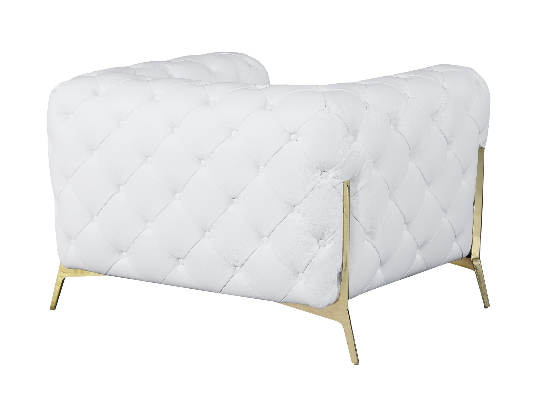 GUF 970 Sofa Set - White, Genuine Italian Leather