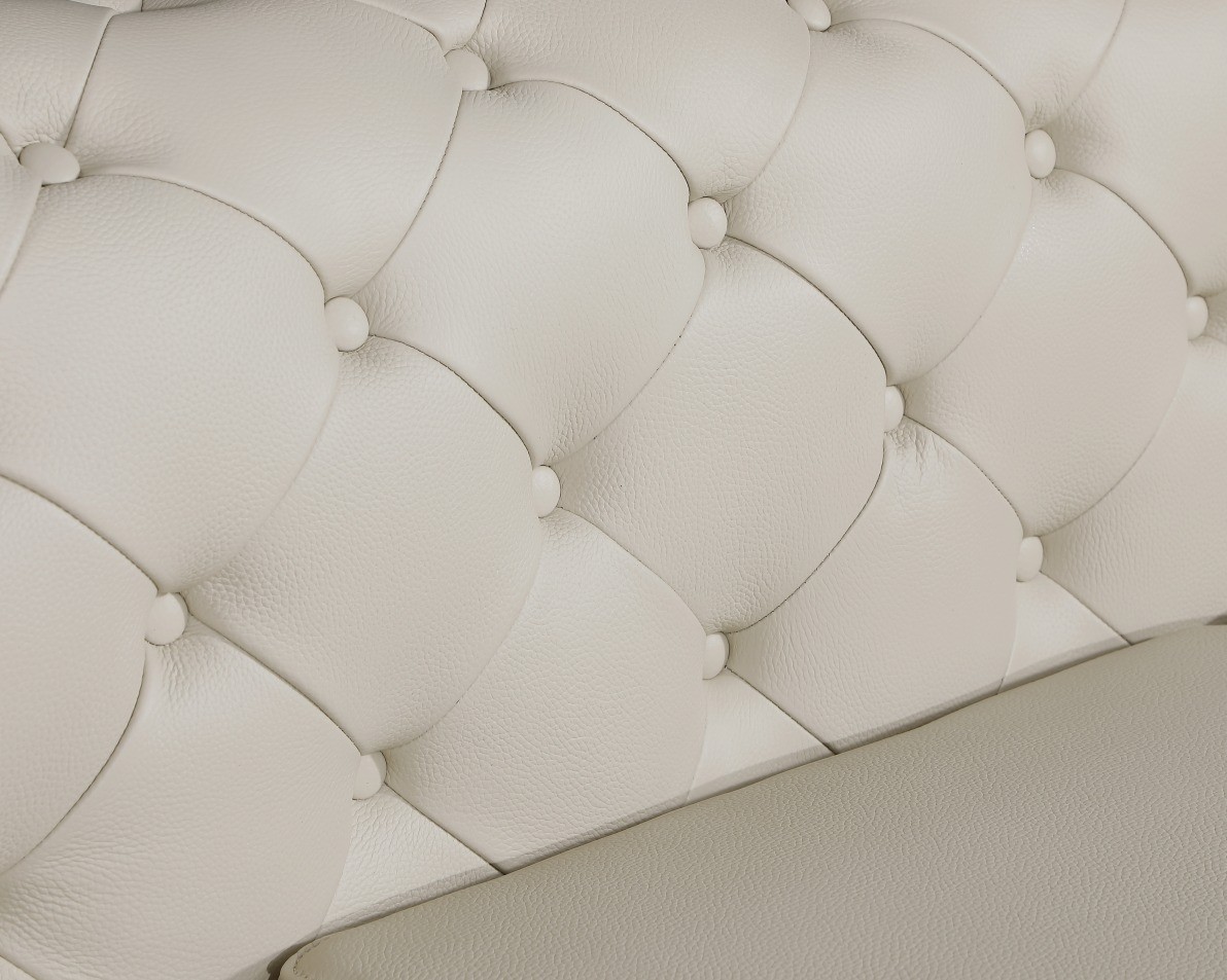 GUF 970 Sofa with Loveseat - Beige, Genuine Italian Leather