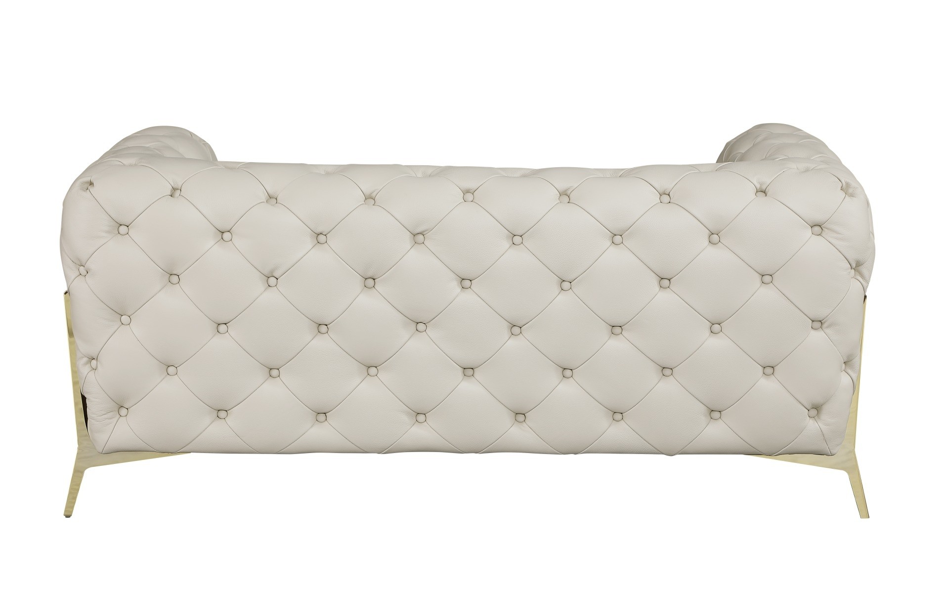 GUF 970 Sofa with Loveseat - Beige, Genuine Italian Leather