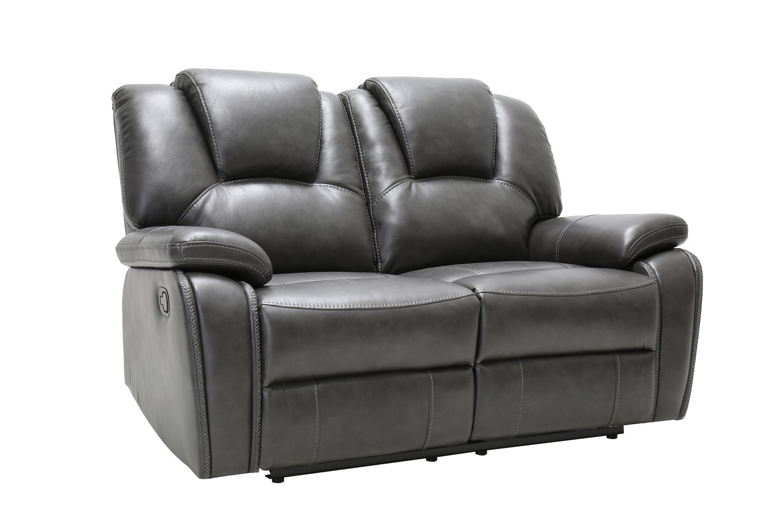 GUF - 7993 Loveseat in Gray, Leather Air