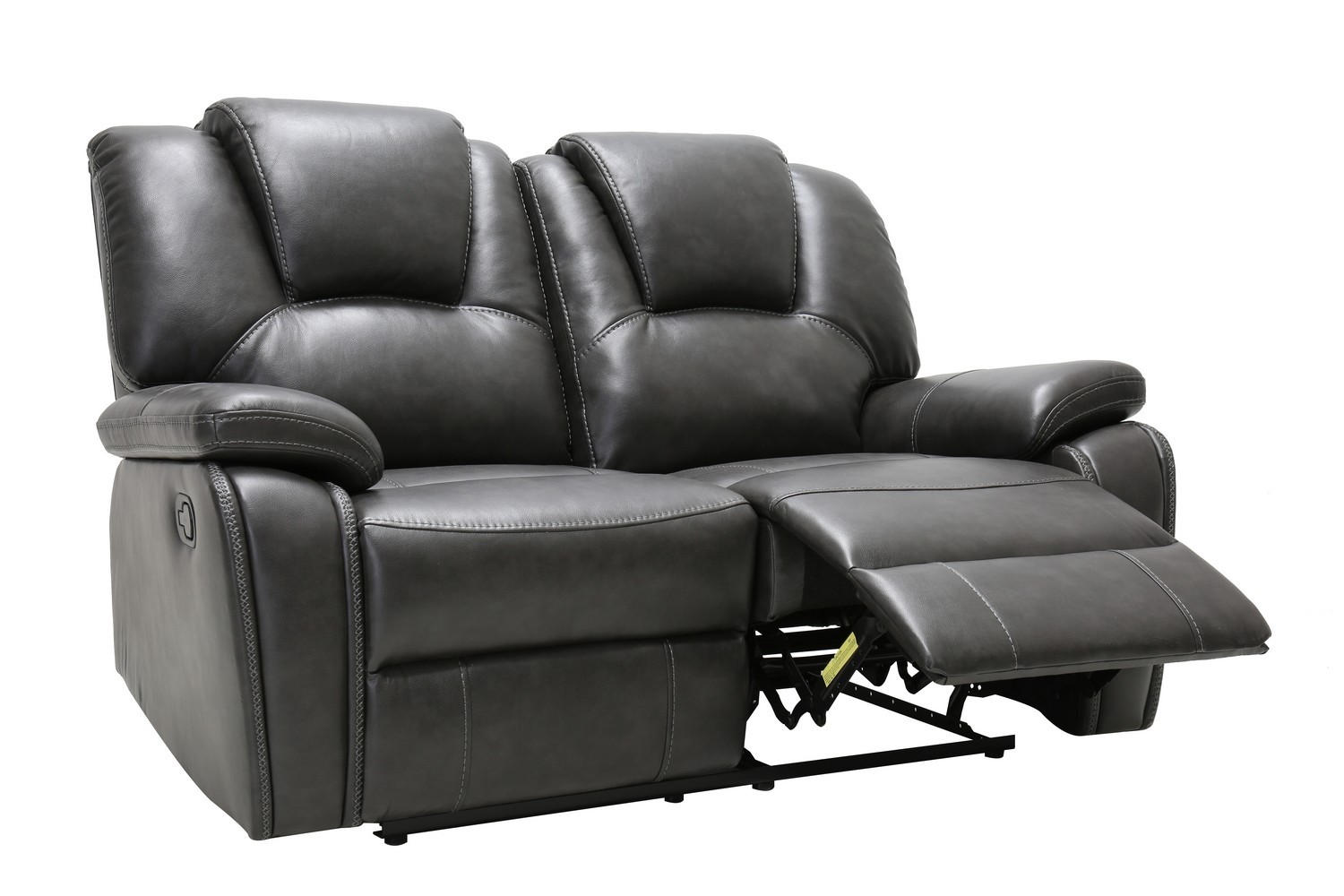 GUF - 7993 Loveseat in Gray, Leather Air