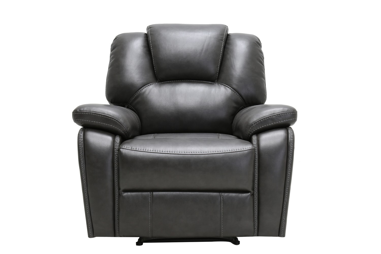 GUF - 7993 Power Reclining Sofa Set in Gray, Leather Air