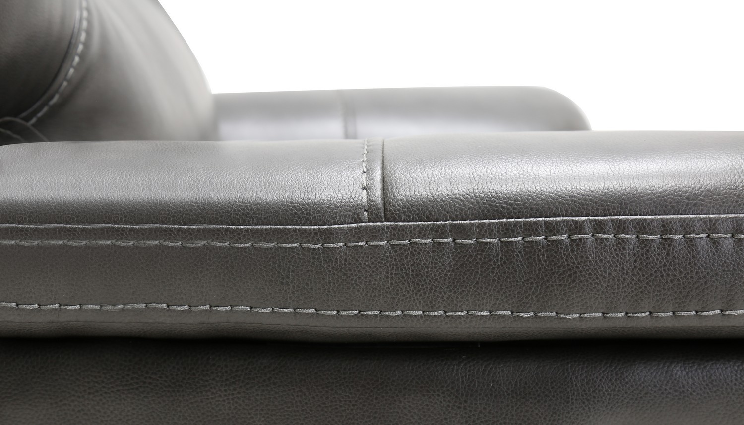 GUF - 7993 Power Reclining Chair in Gray, Leather Air