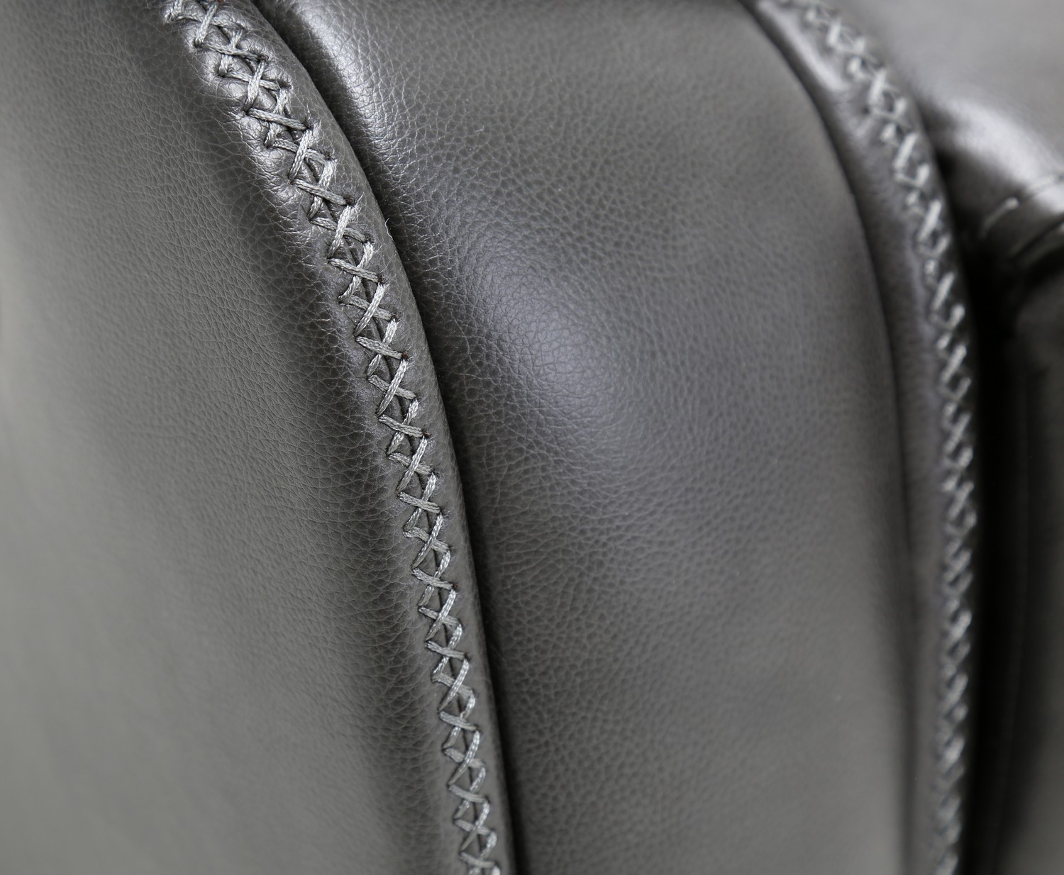 GUF - 7993 Power Reclining Chair in Gray, Leather Air
