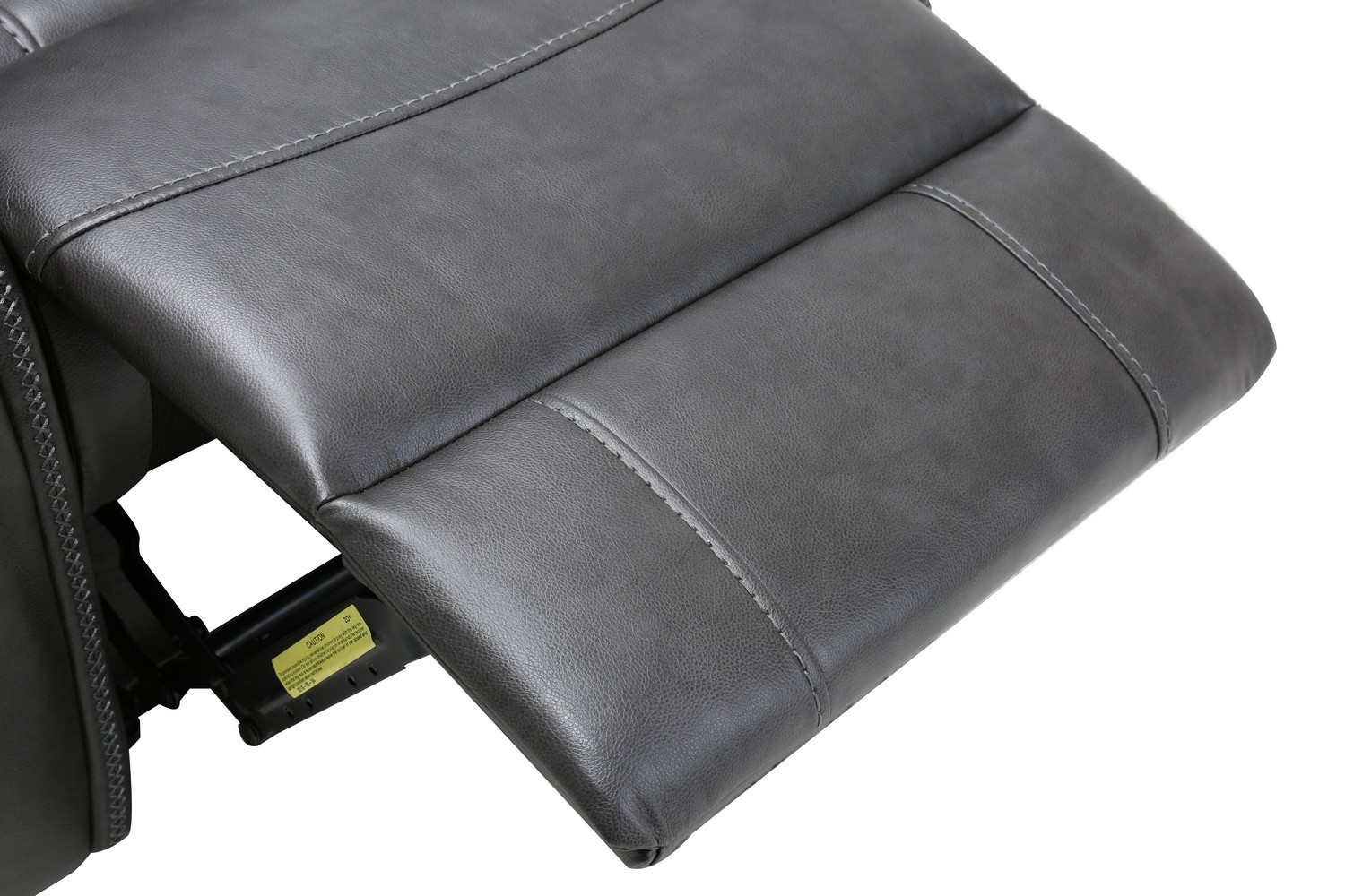 GUF - 7993 Armchair in Gray, Leather Air