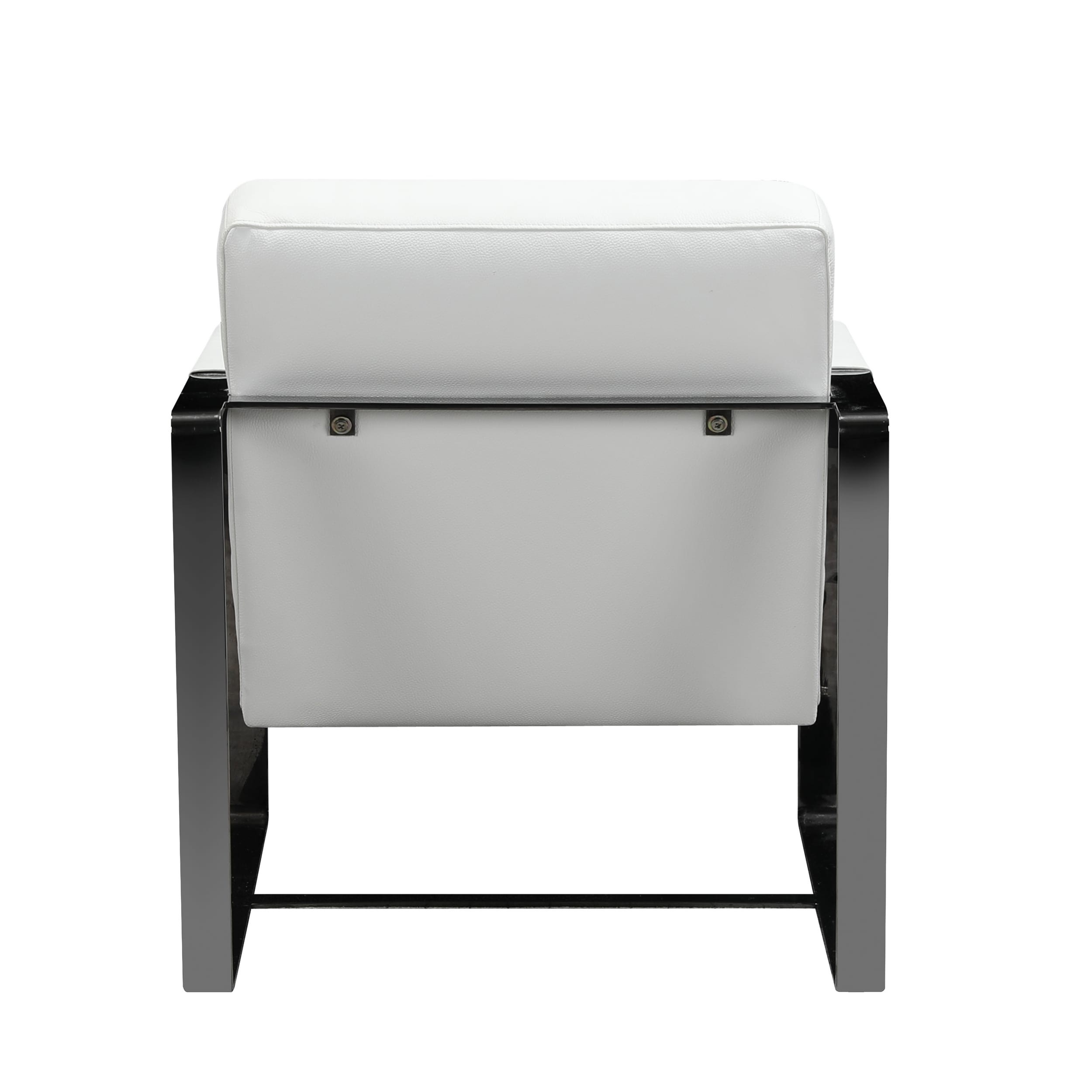 GUF C67 Accent Chair - White, Genuine Leather