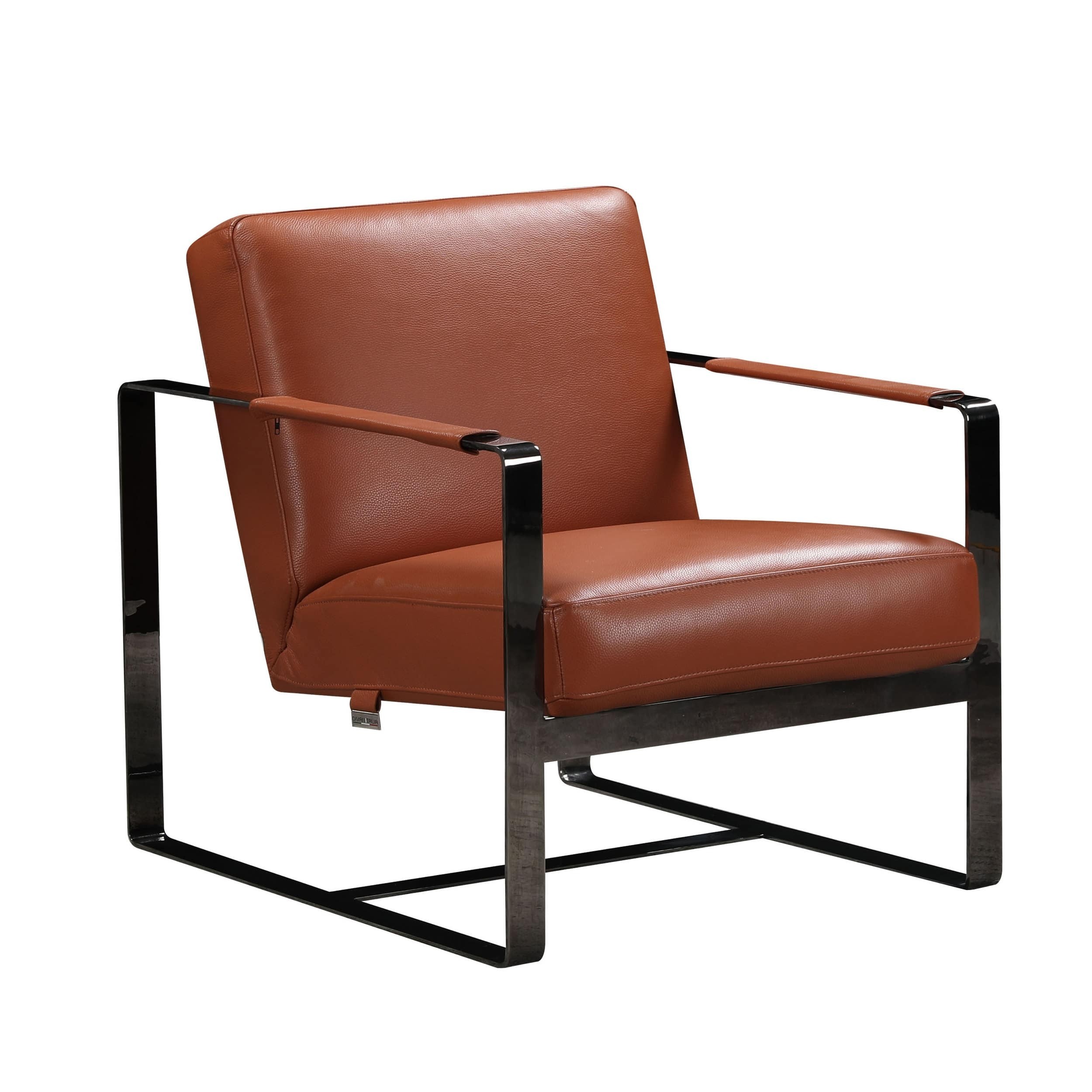 GUF C67 Accent Chair - Camel, Genuine Leather