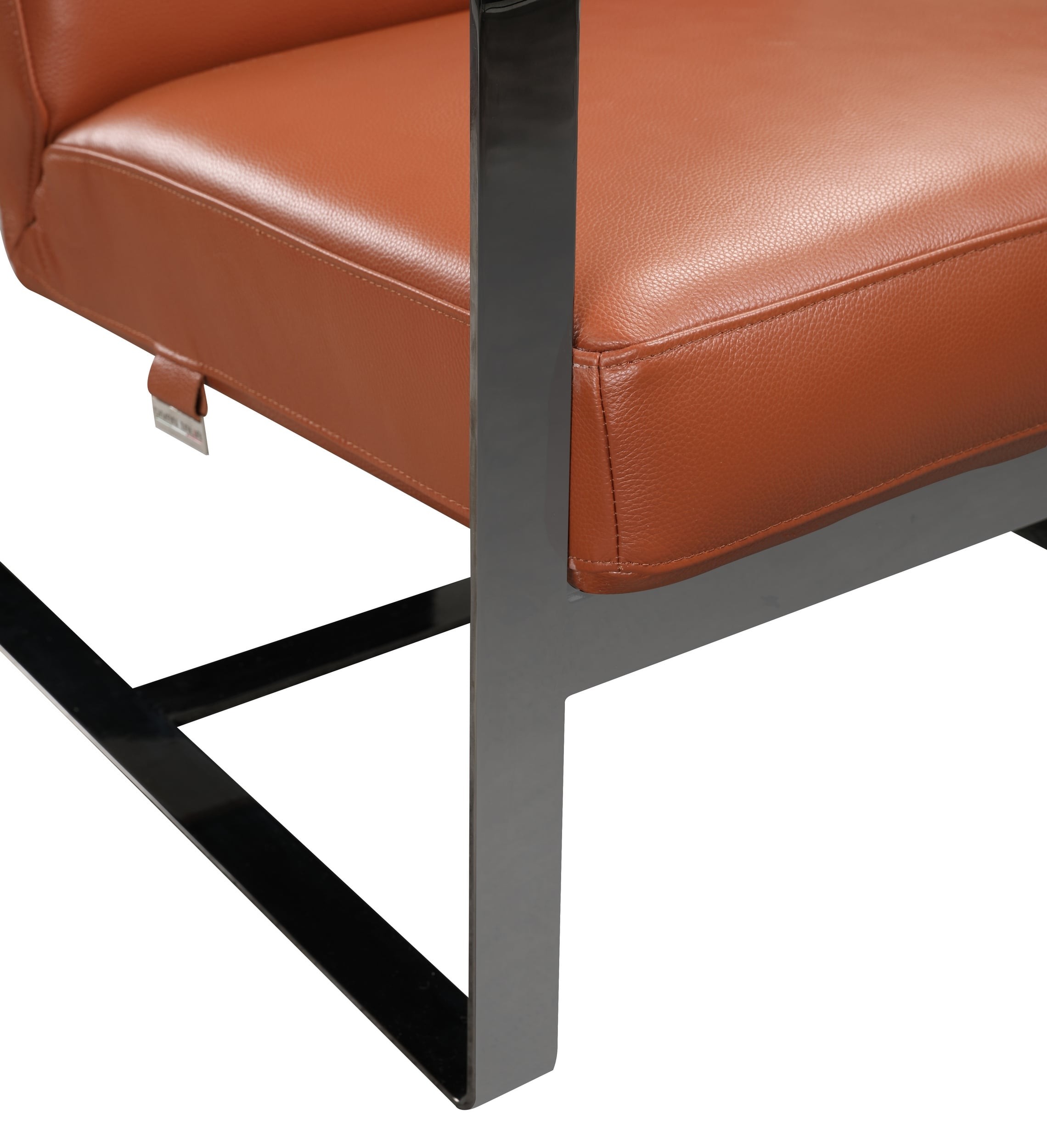 GUF C67 Accent Chair - Camel, Genuine Leather