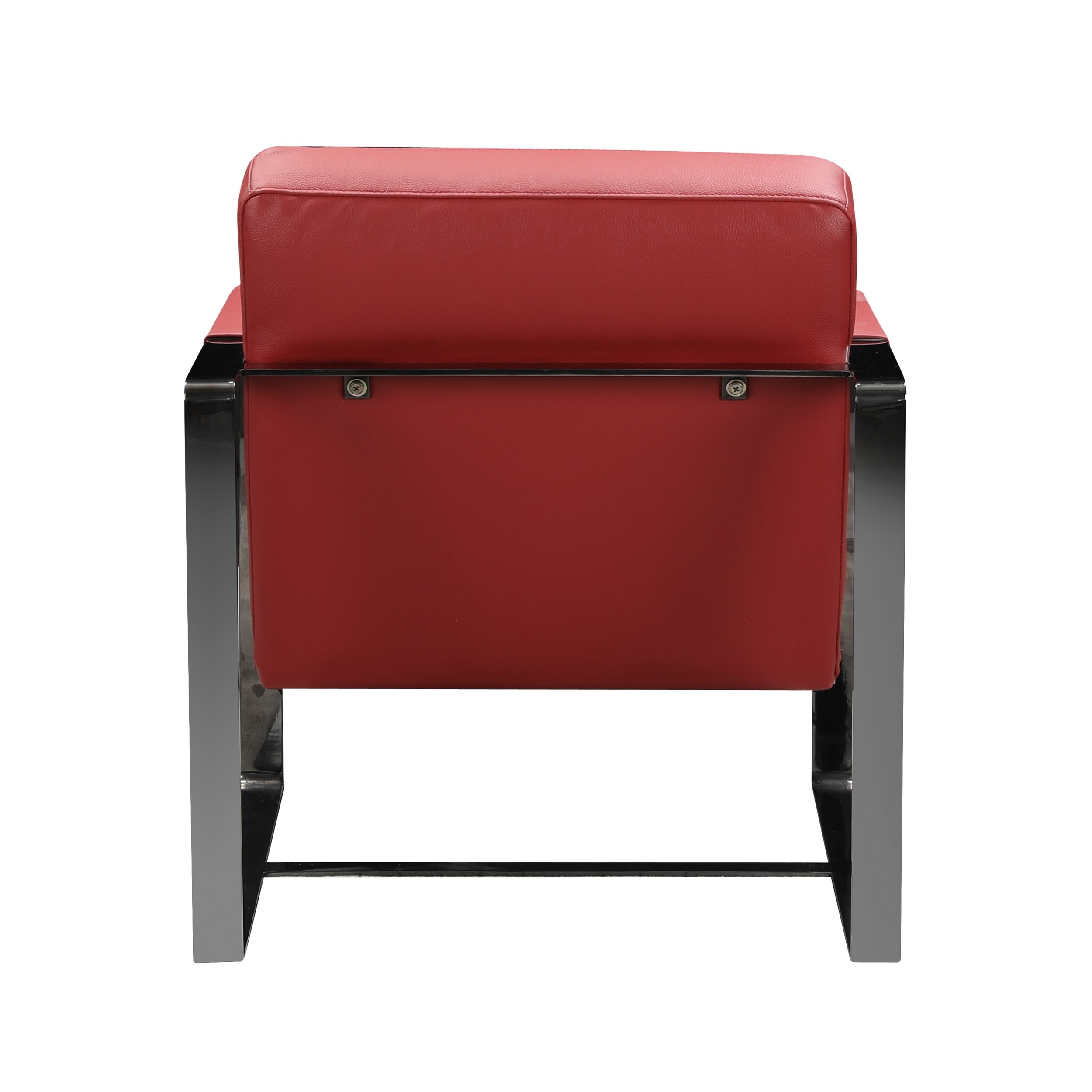 GUF C67 Accent Chair - Red, Genuine Leather