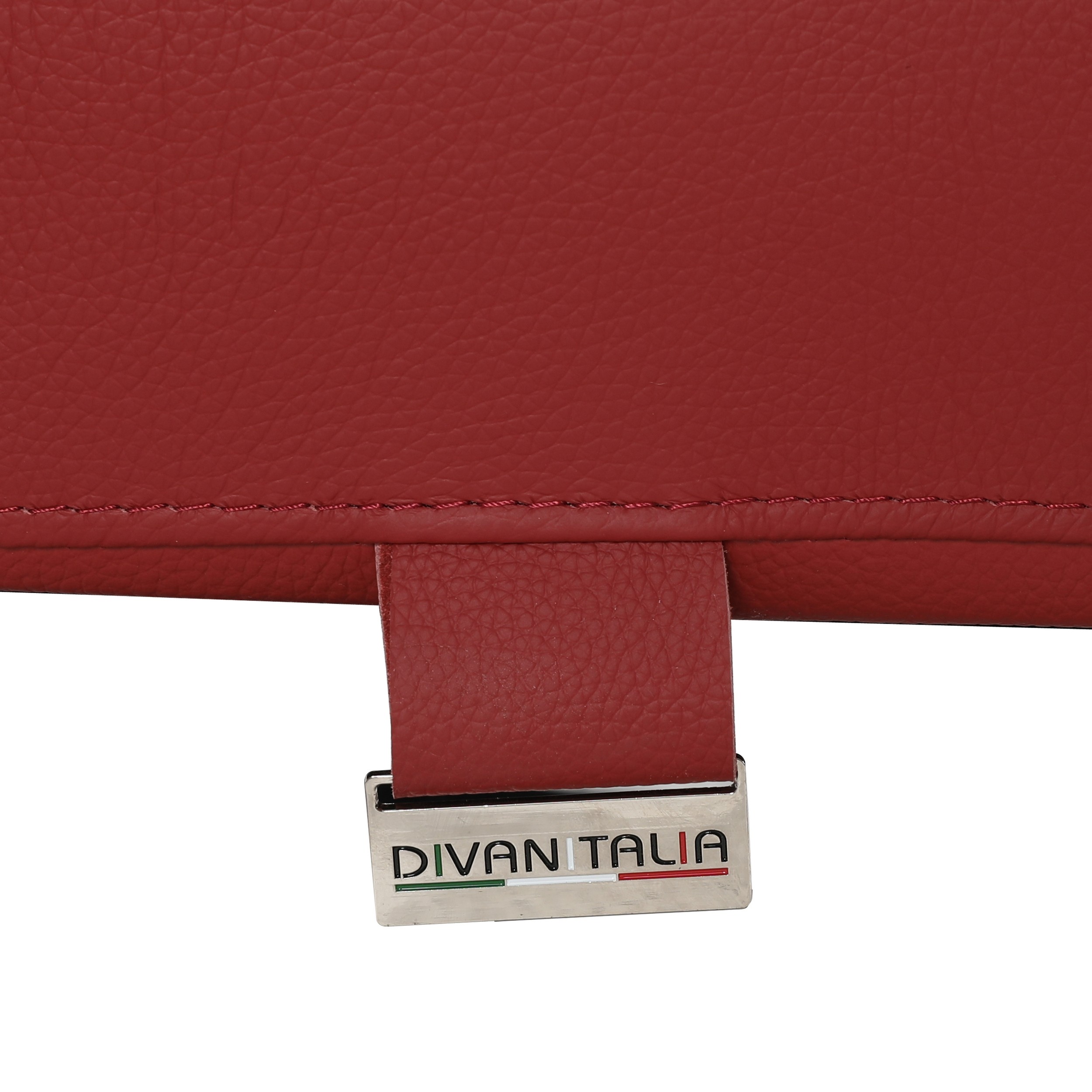 GUF C67 Accent Chair - Red, Genuine Leather