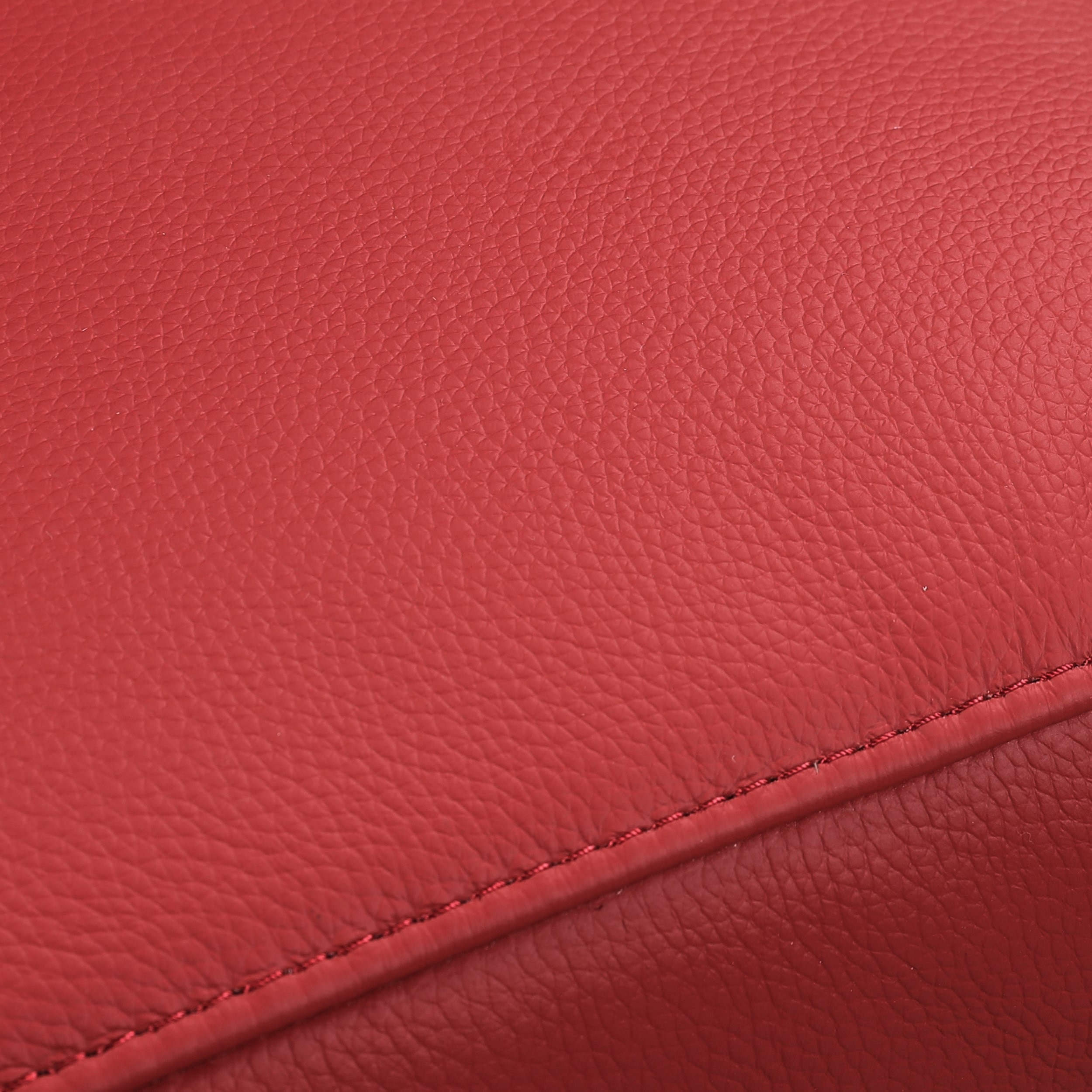 GUF - C81 Accent Chair in Red, Genuine Leather