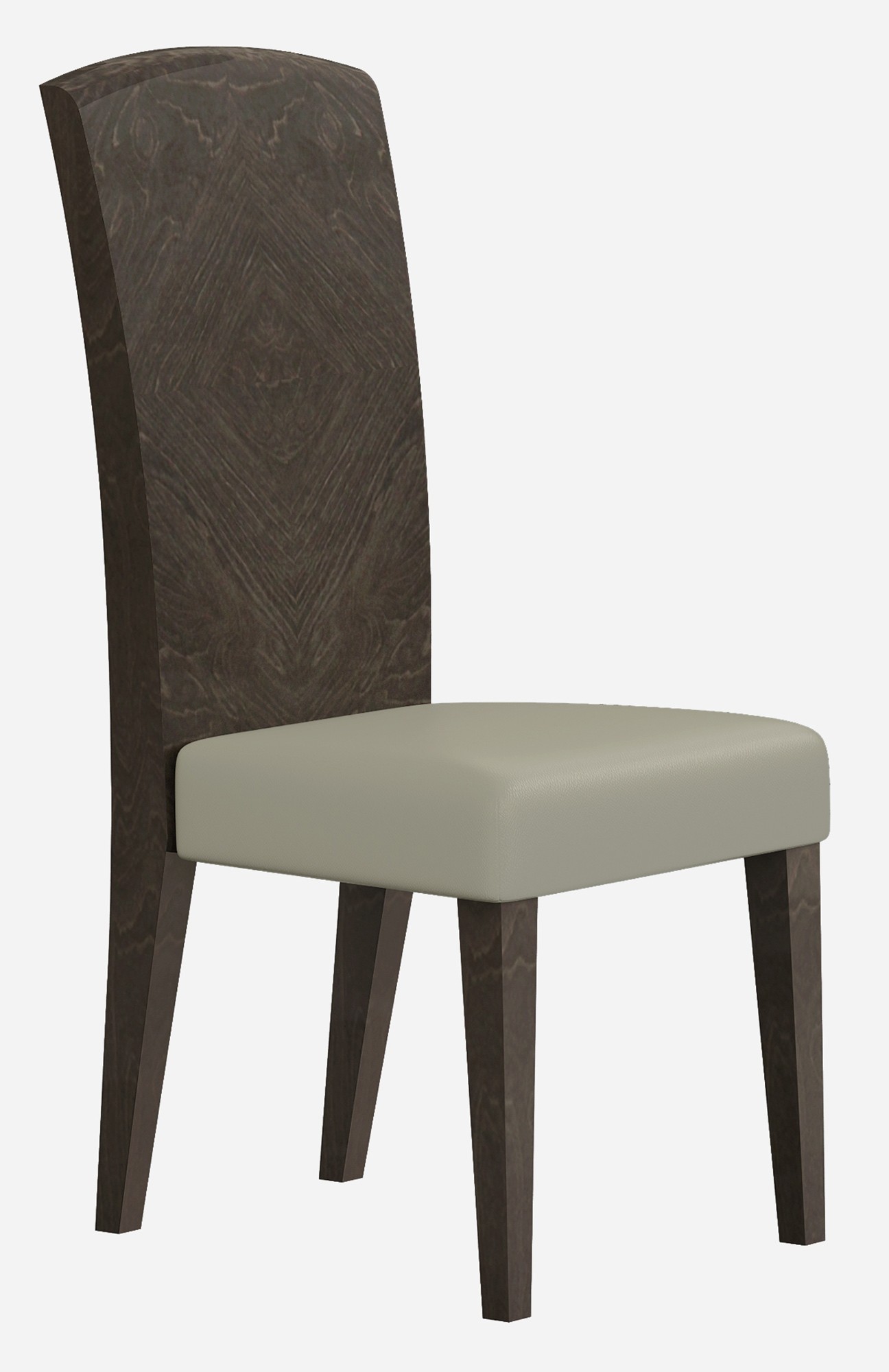 GUF - D845 Dining Table with 6 Chair Set in Gray