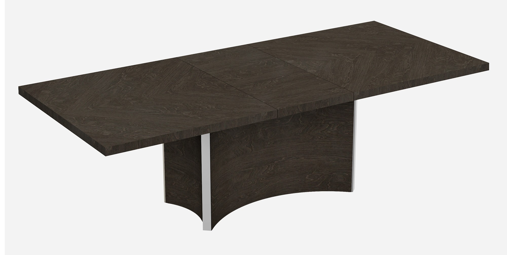 GUF - D845 Dining Table with 6 Chair Set in Gray