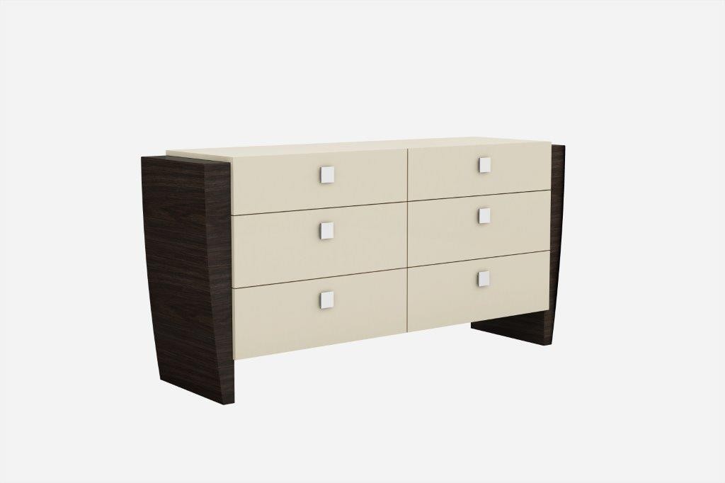 GUF Paris Queen Size Bedroom Set - Beige, 4 Pieces