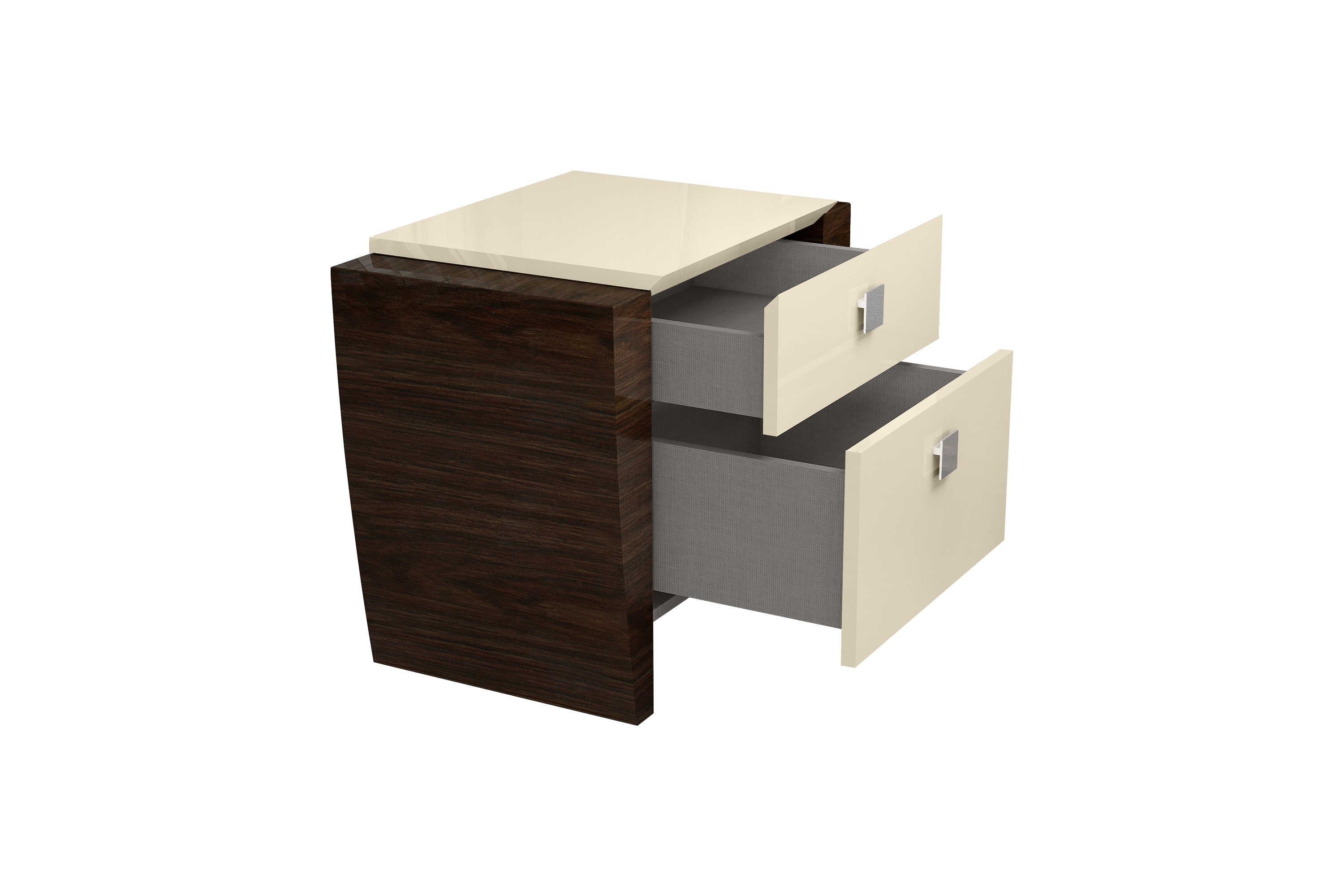 GUF Paris Queen Size Bedroom Set - Beige, 4 Pieces