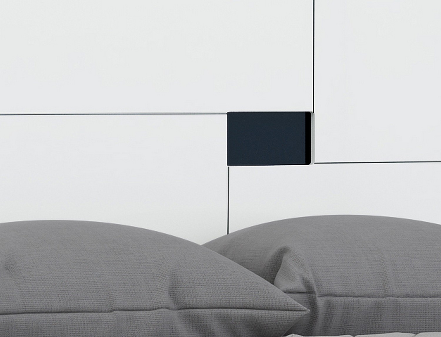 GUF Aria Queen Size Bed - White