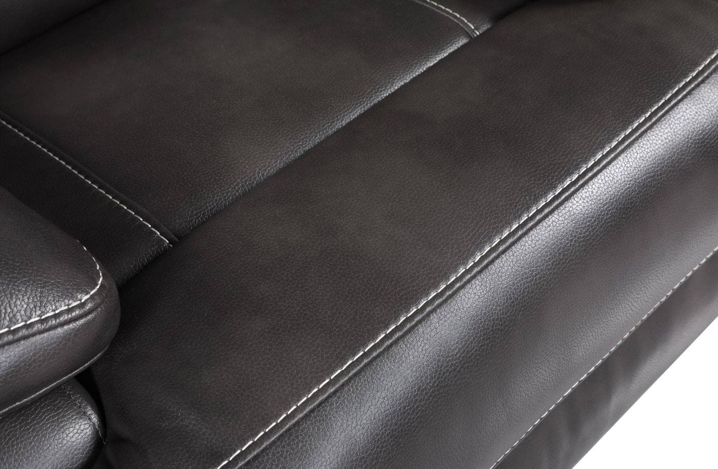 GUF 9442 Power Reclining Chair - Gray, Leather Air