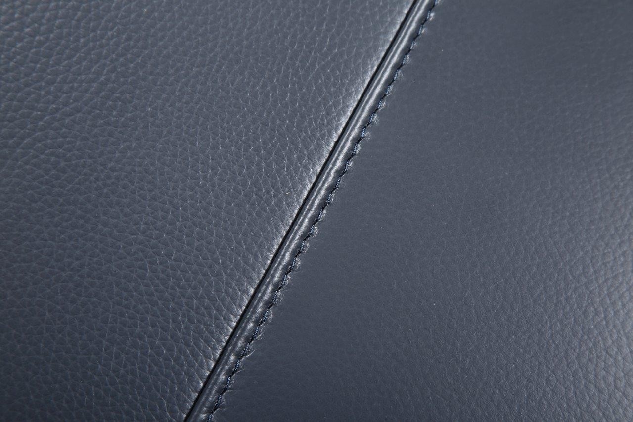 GUF 727 Sectional - Blue, Genuine Italian Leather