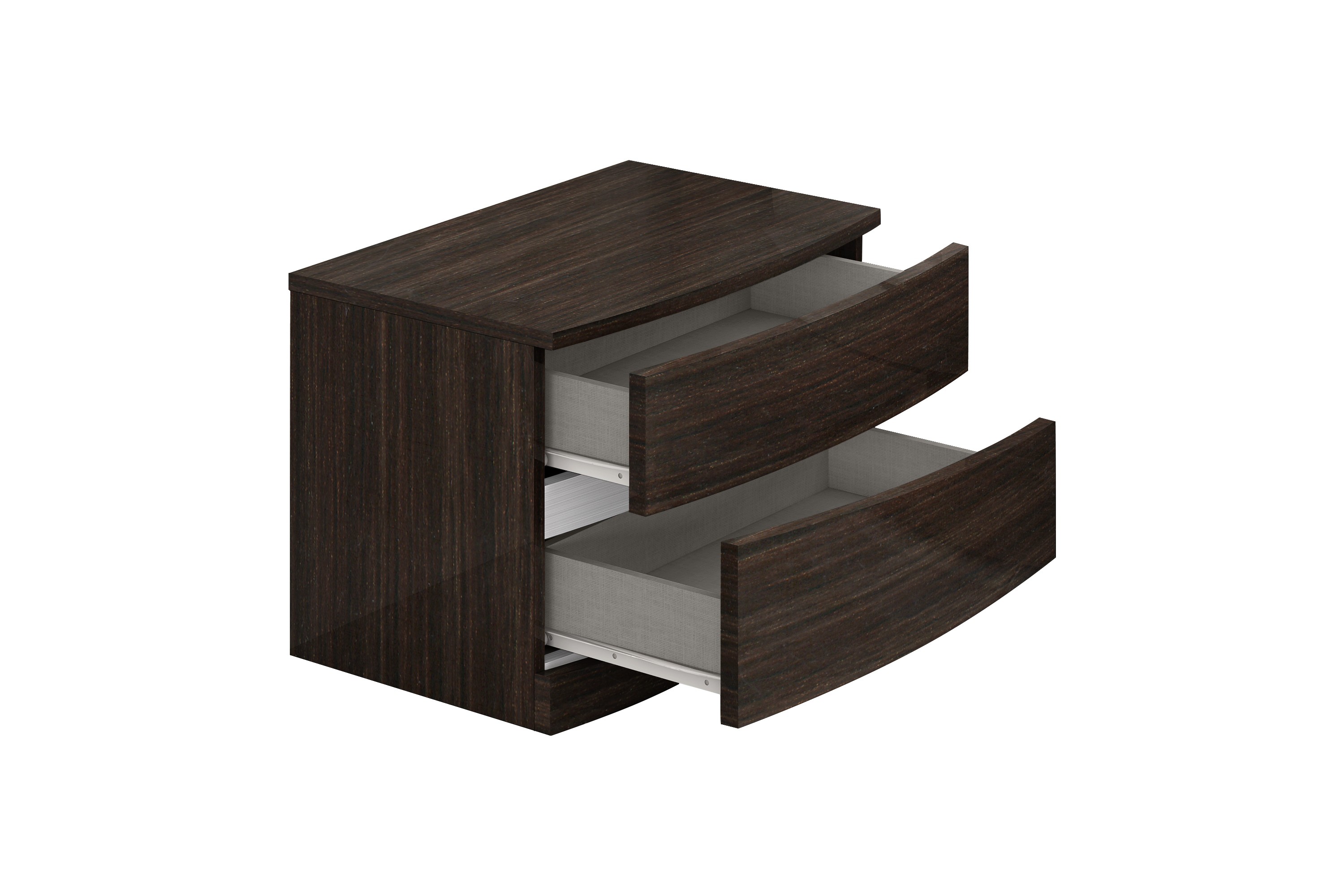 GUF Wynn Queen Size Bedroom Set - Wenge, 4 Pieces