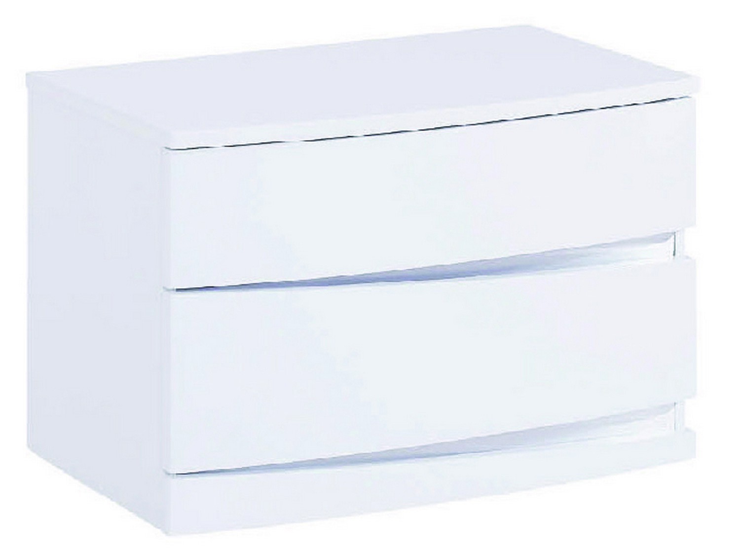 GUF Wynn Queen Size Bedroom Set - White, 4 Pieces