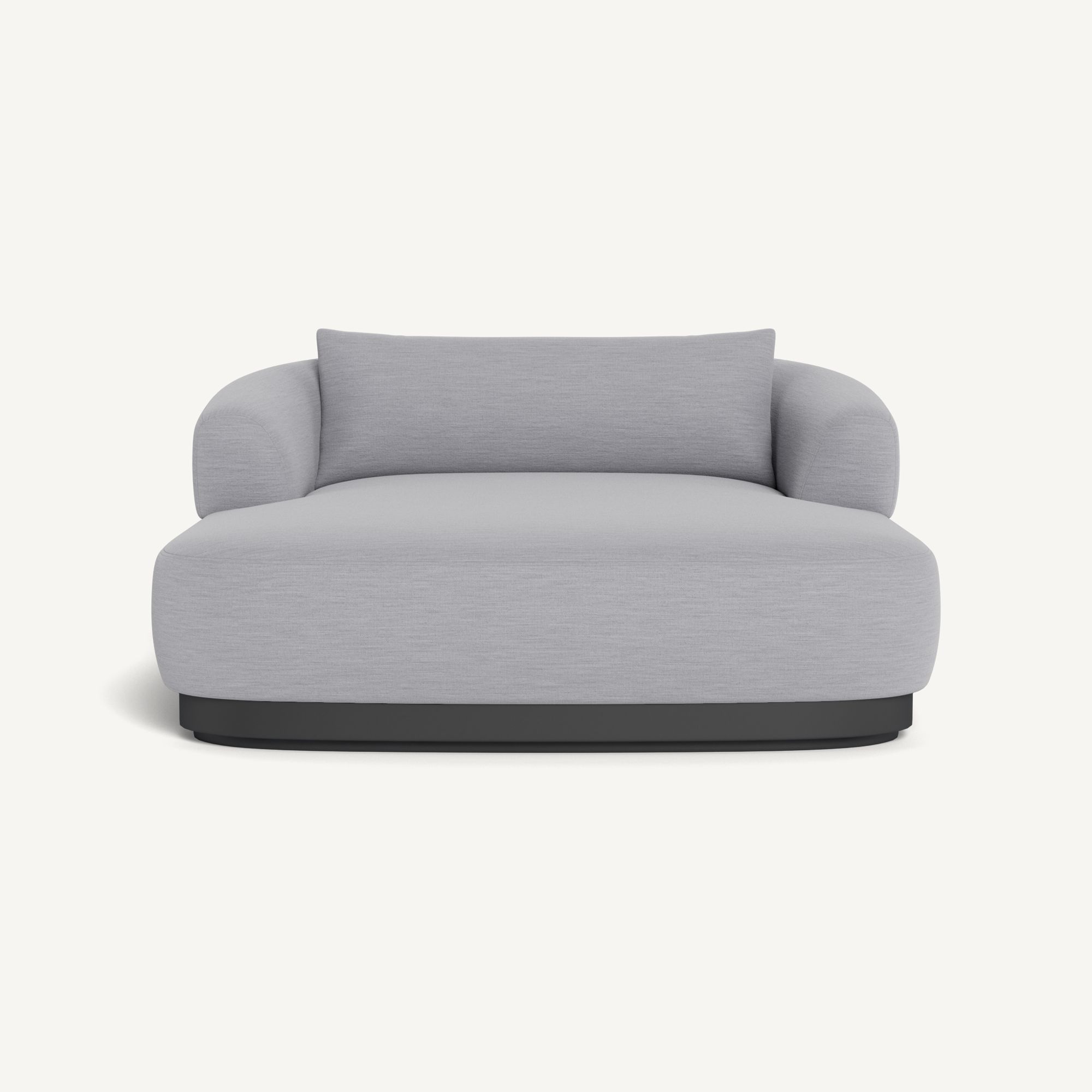 Harbour Amalfi Daybed - Aluminum Asteroid / Panama Cloud