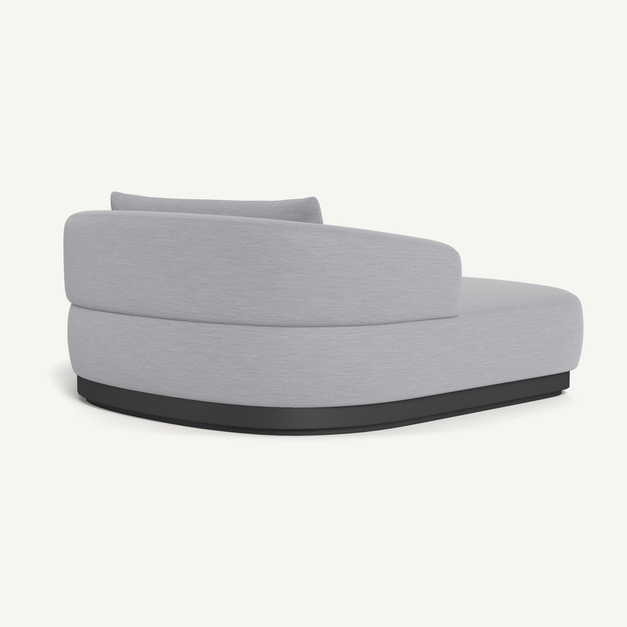Harbour Amalfi Daybed - Aluminum Asteroid / Panama Cloud