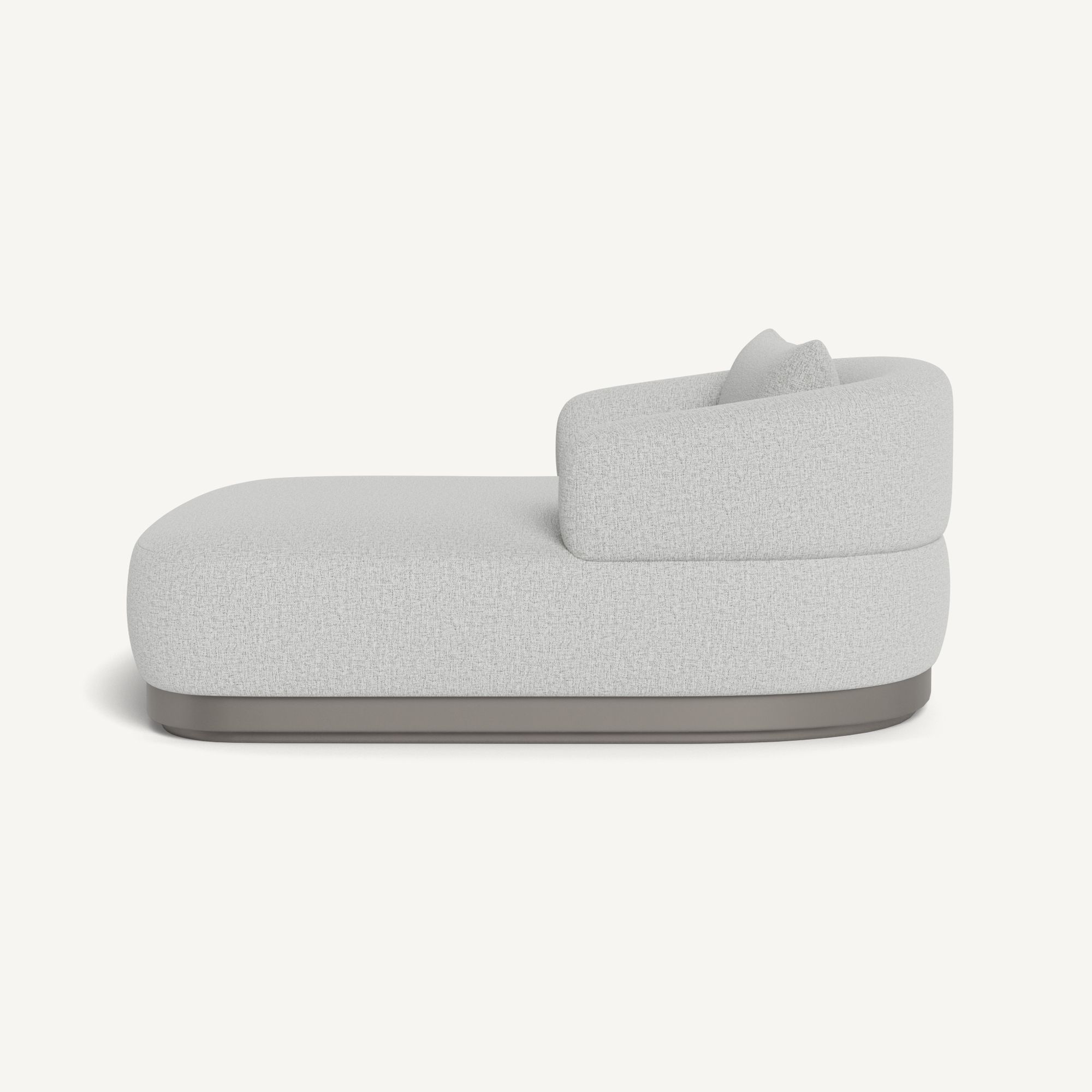 Harbour Amalfi Daybed - Aluminum Taupe / Copacabana Sand