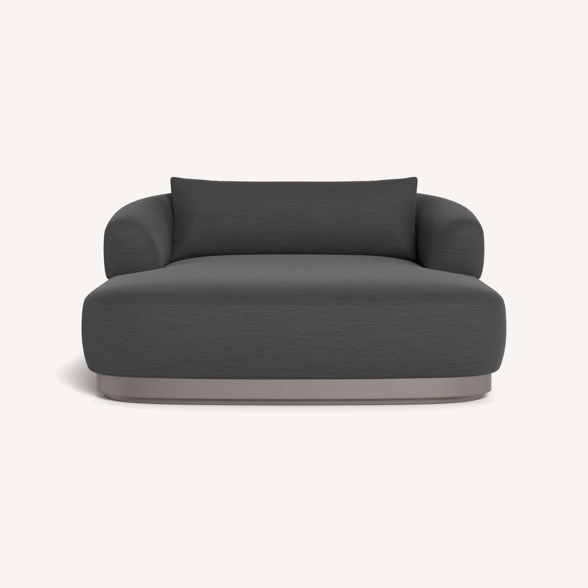 Harbour Amalfi Daybed - Aluminum Taupe / Panama Grafito