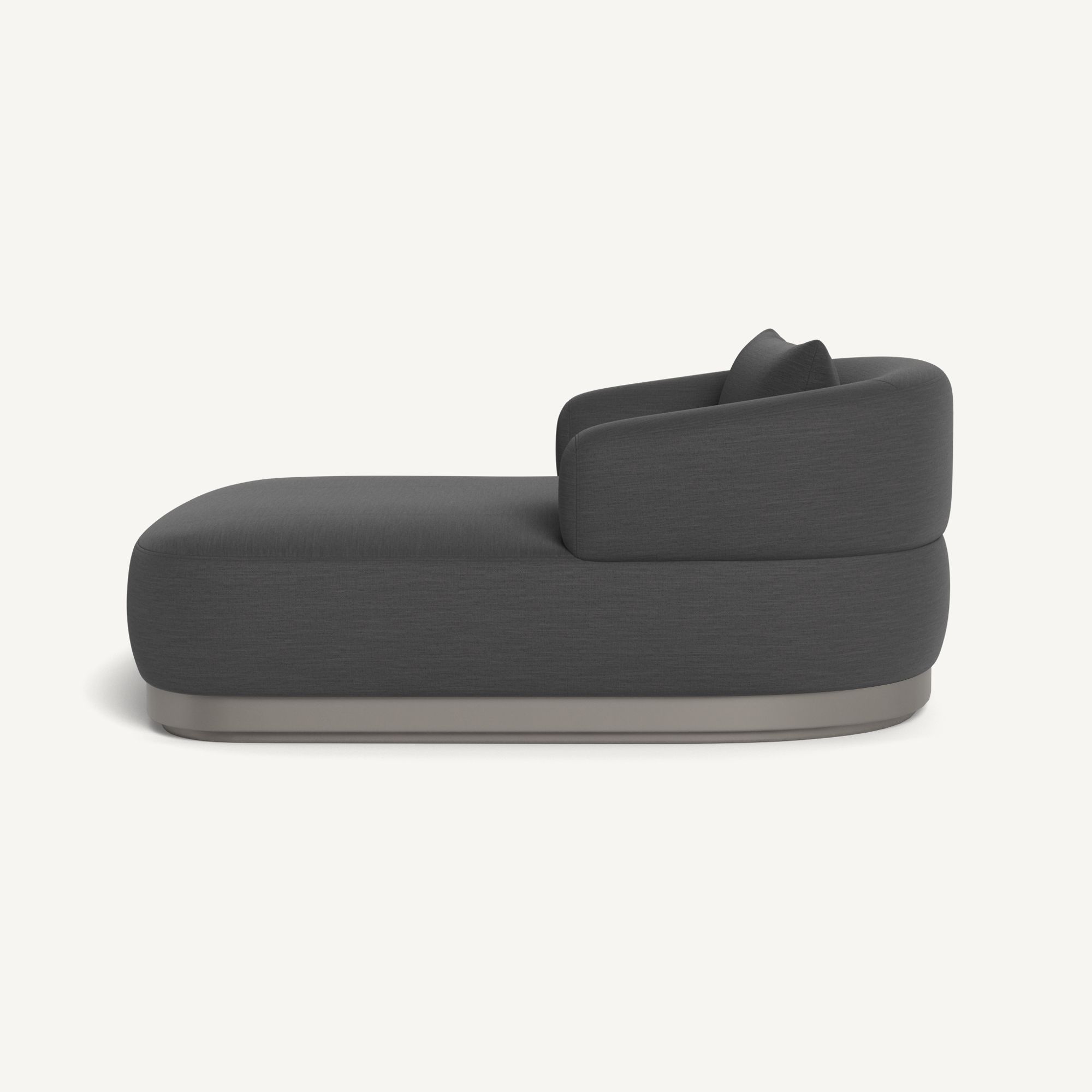 Harbour Amalfi Daybed - Aluminum Taupe / Panama Grafito