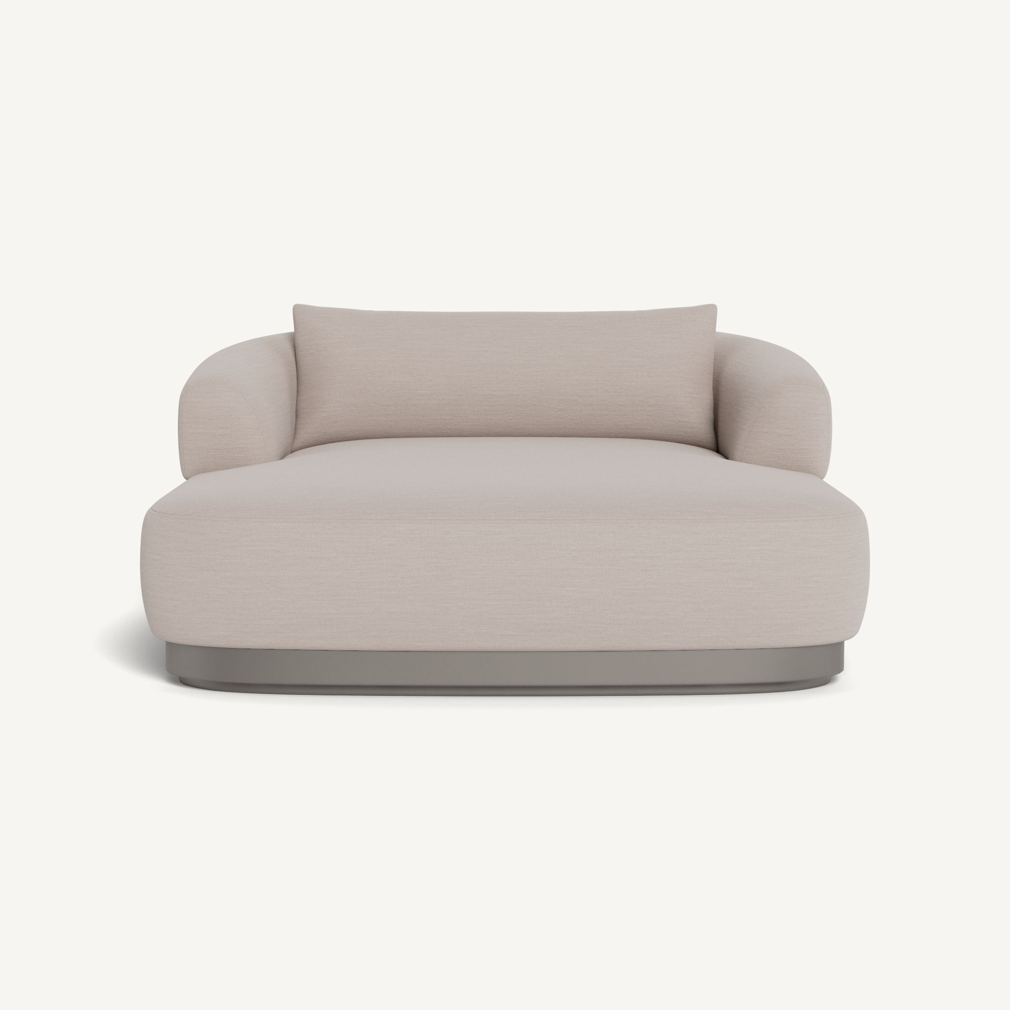 Harbour Amalfi Daybed - Aluminum Taupe / Panama Marble