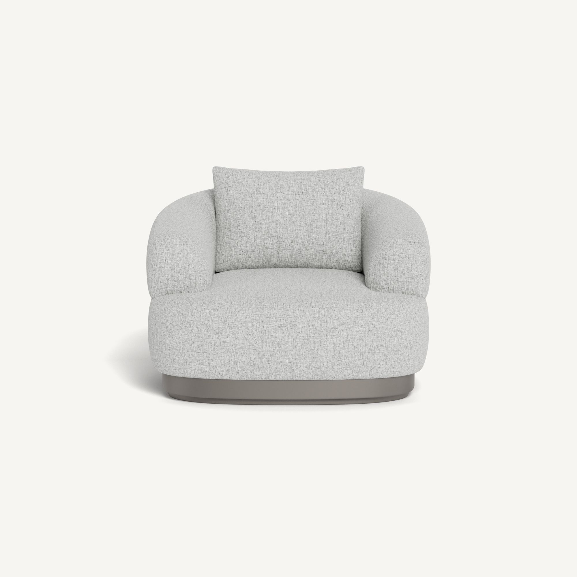 Harbour Amalfi Lounge Chair - Aluminum Taupe / Copacabana Sand