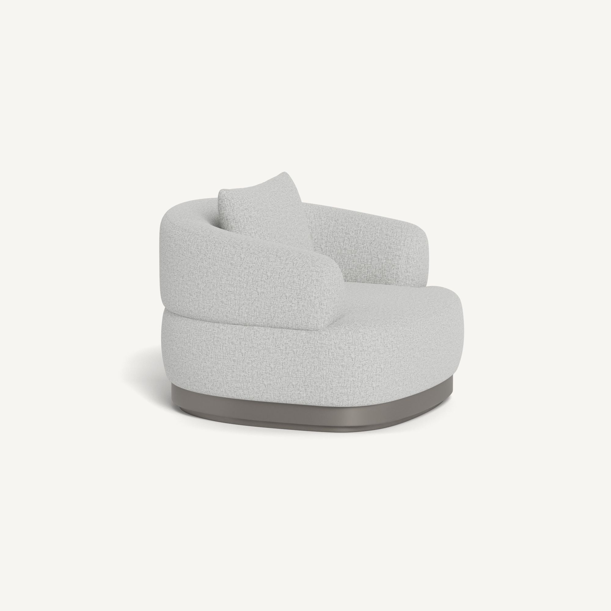 Harbour Amalfi Lounge Chair - Aluminum Taupe / Copacabana Sand