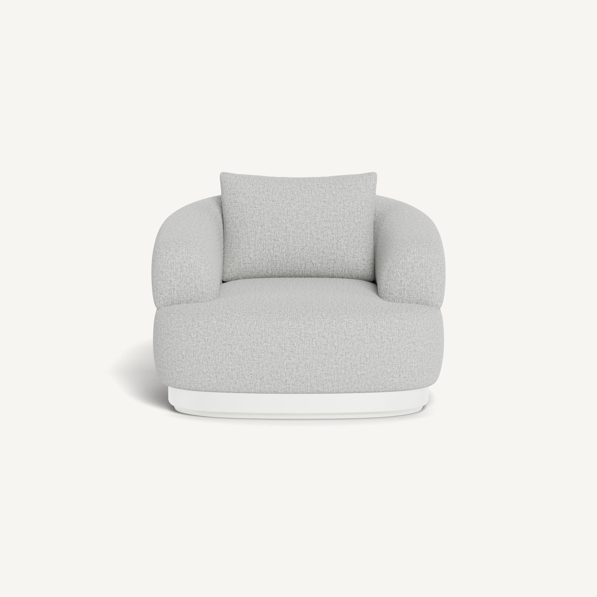 Harbour Amalfi Lounge Chair - Aluminum White / Copacabana Sand