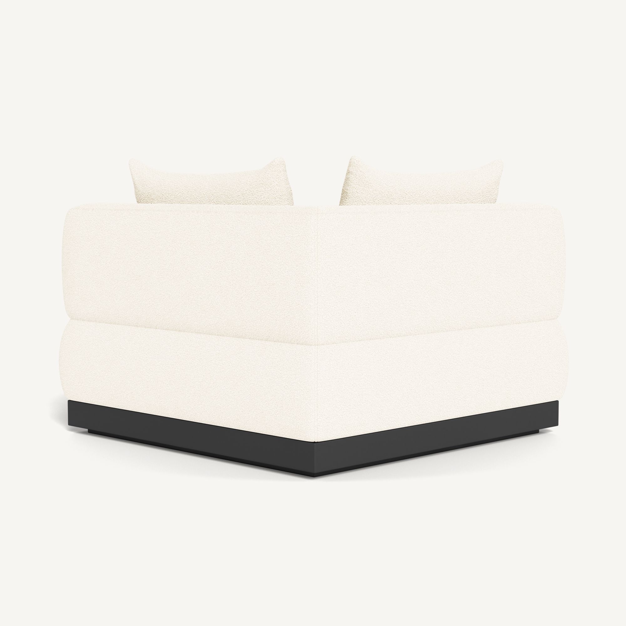 Harbour Amalfi Corner - Aluminum Asteroid / Riviera Ivory