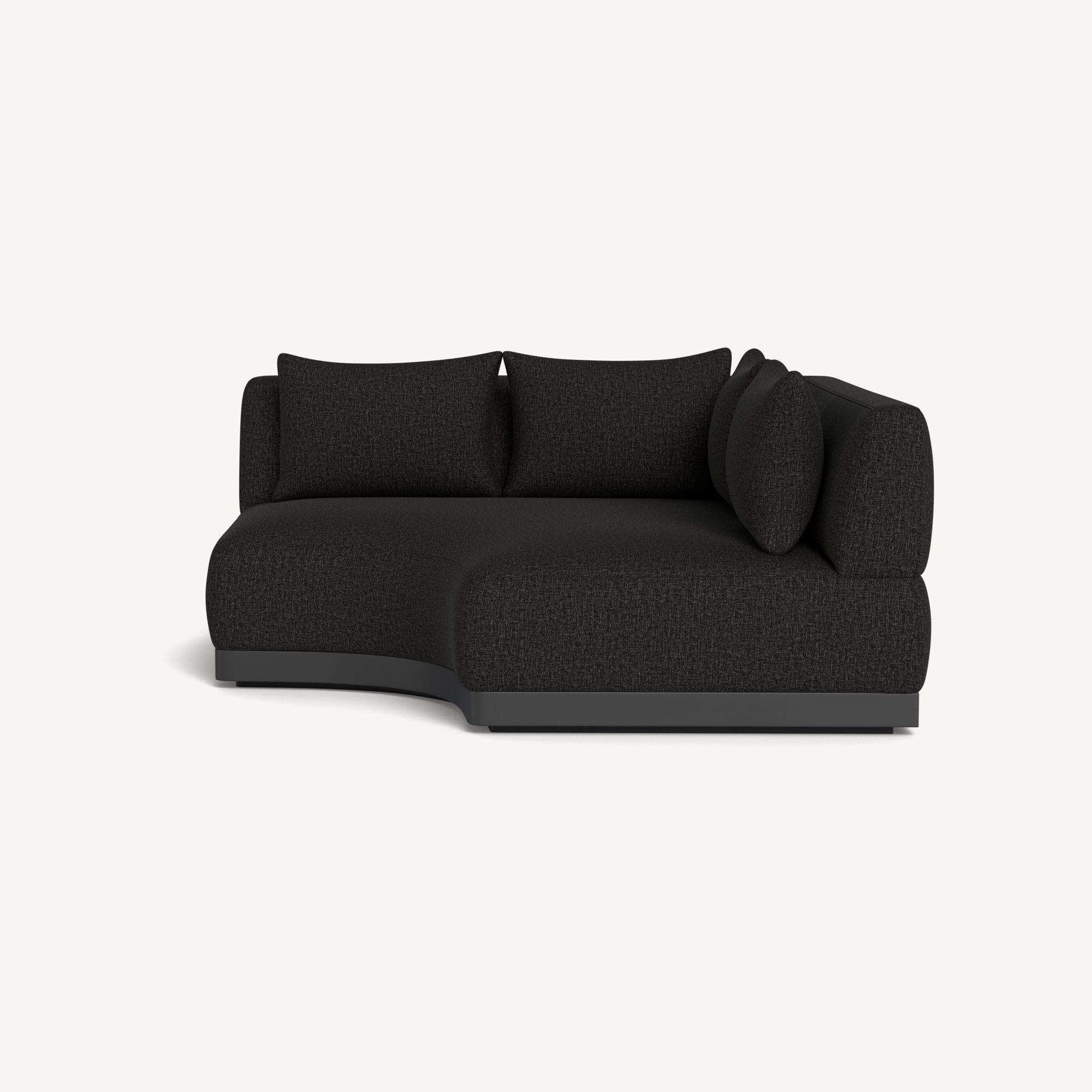 Harbour Amalfi Curved Corner - Aluminum Asteroid / Copacabana Midnight