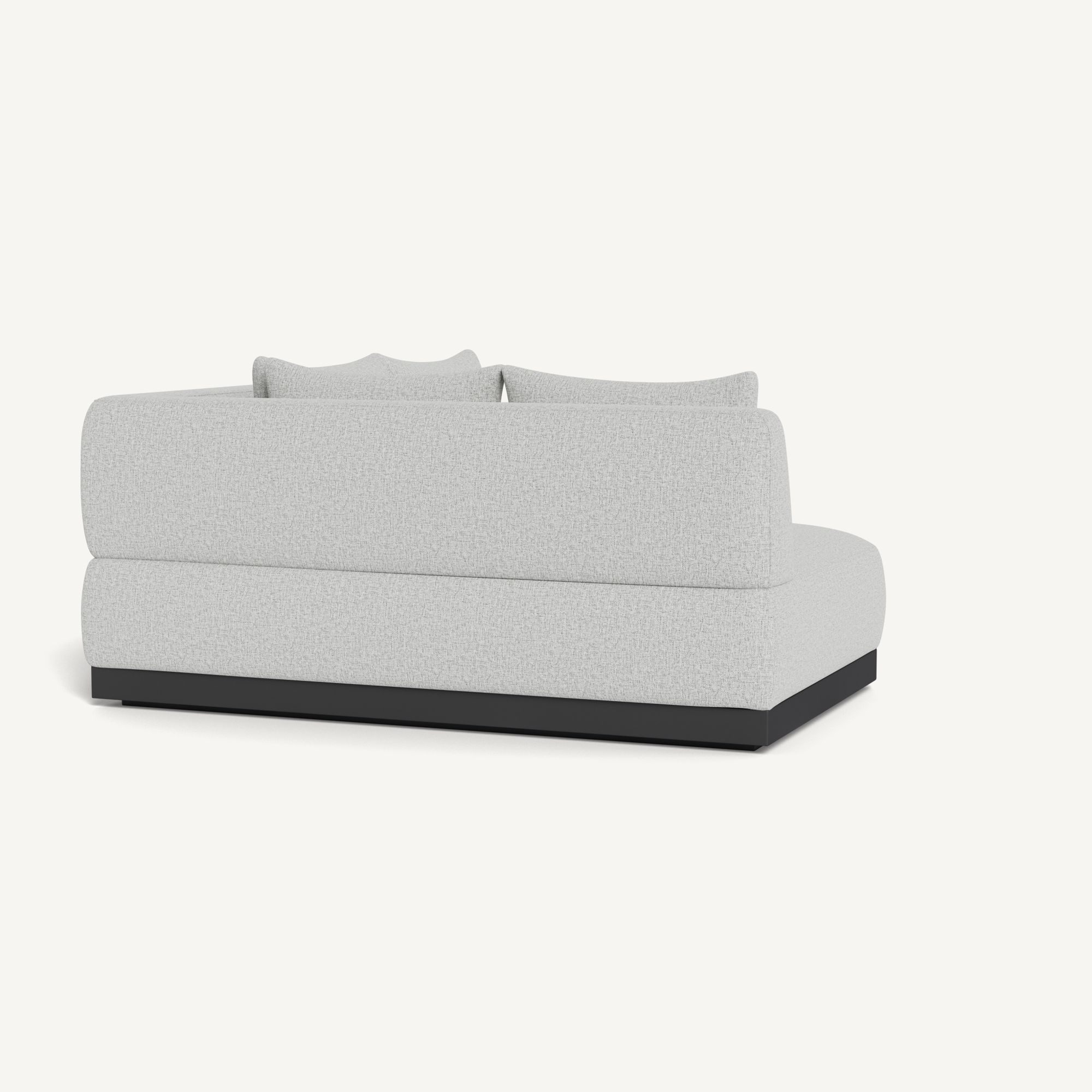 Harbour Amalfi Curved Corner - Aluminum Asteroid / Copacabana Sand