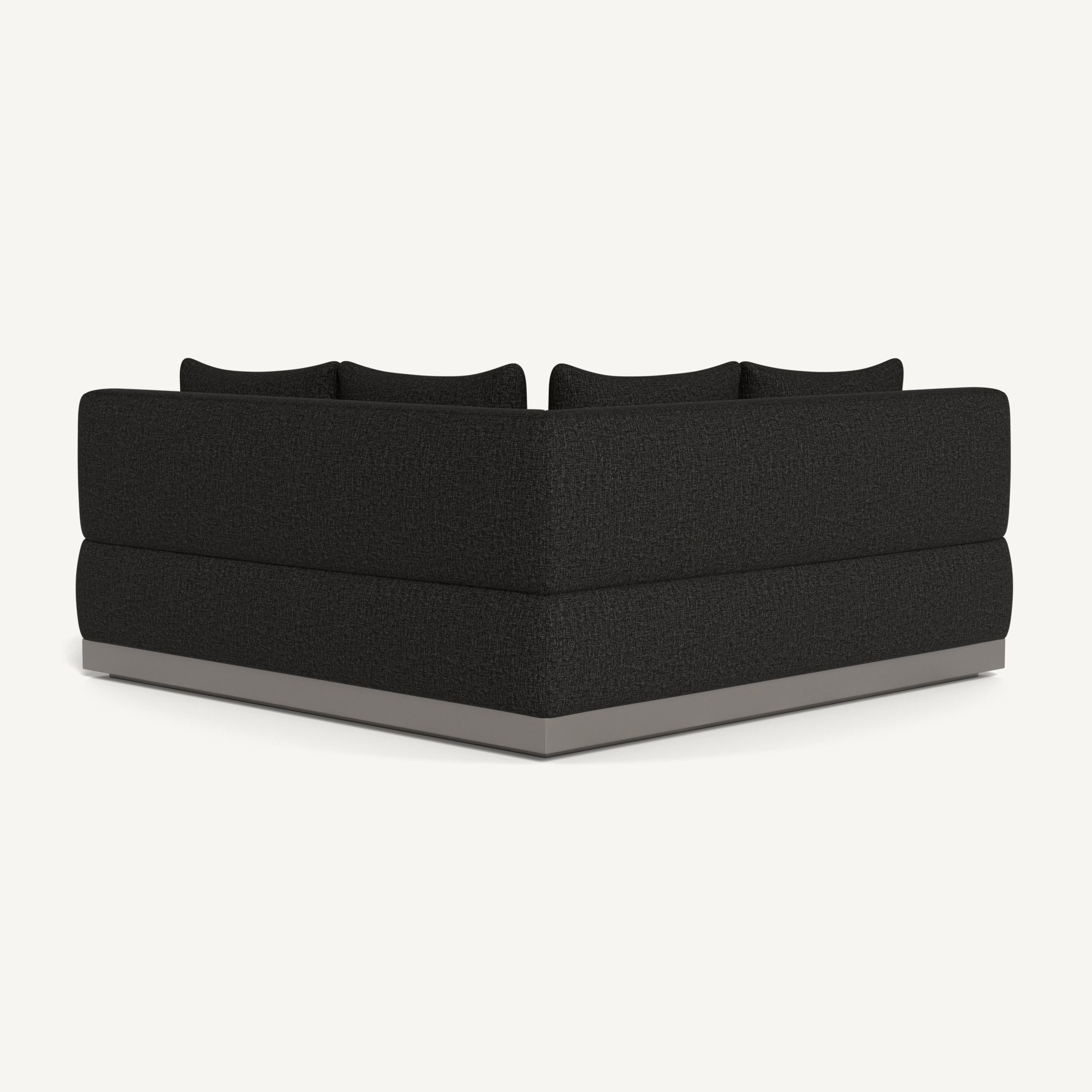 Harbour Amalfi Curved Corner - Aluminum Taupe / Copacabana Midnight