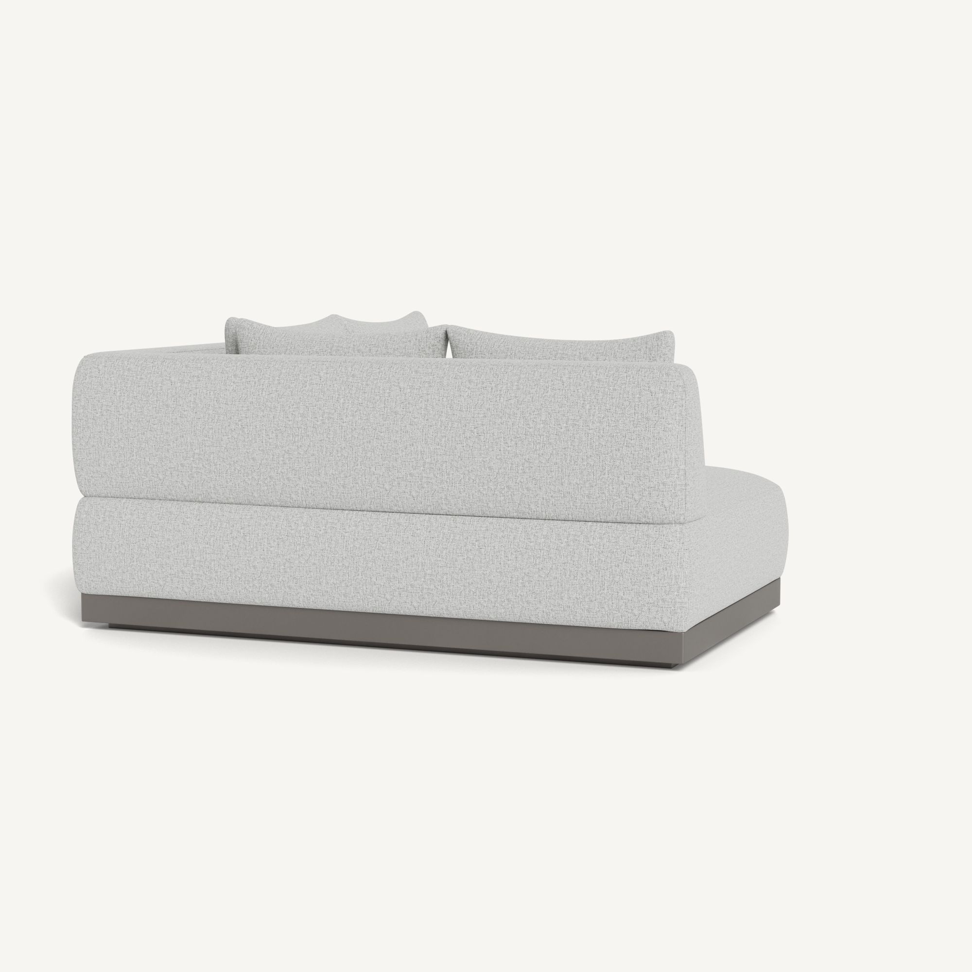 Harbour Amalfi Curved Corner - Aluminum Taupe / Copacabana Sand