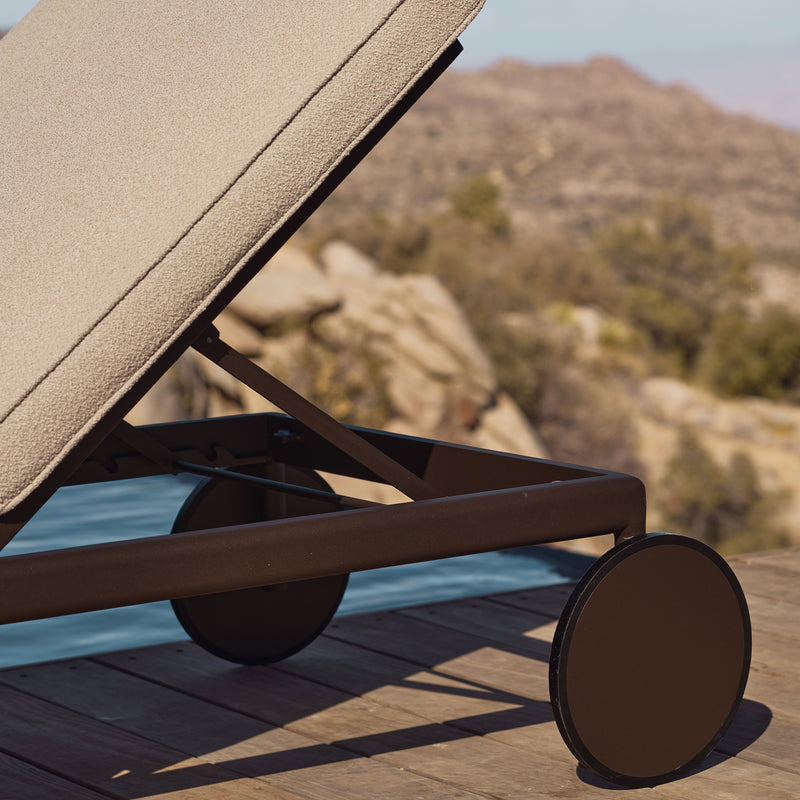 Harbour Andre 2 Seat Sofa - Aluminum Asteroid / Copacabana Sand