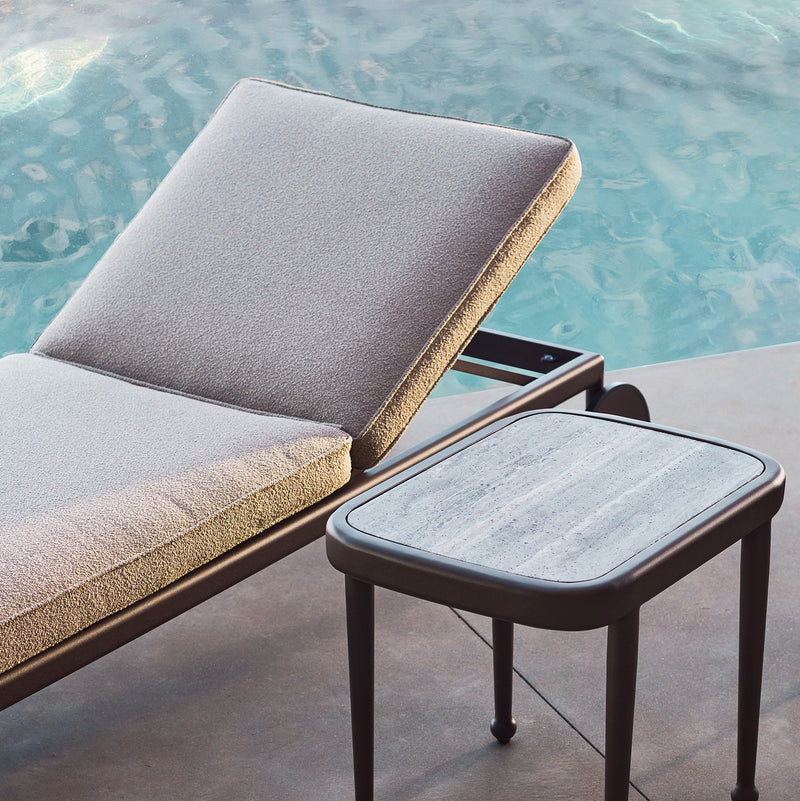 Harbour Andre 2 Seat Sofa - Aluminum Asteroid / Copacabana Sand