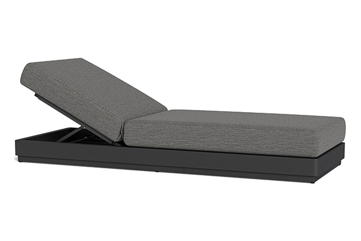 Harbour Antigua Sun Lounge - Aluminum Taupe, Copacabana Sand