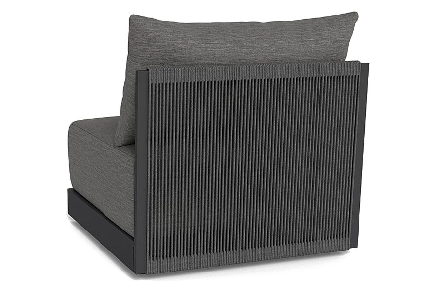 Harbour Antigua Armless Single - Aluminum Asteroid, Riviera Slate