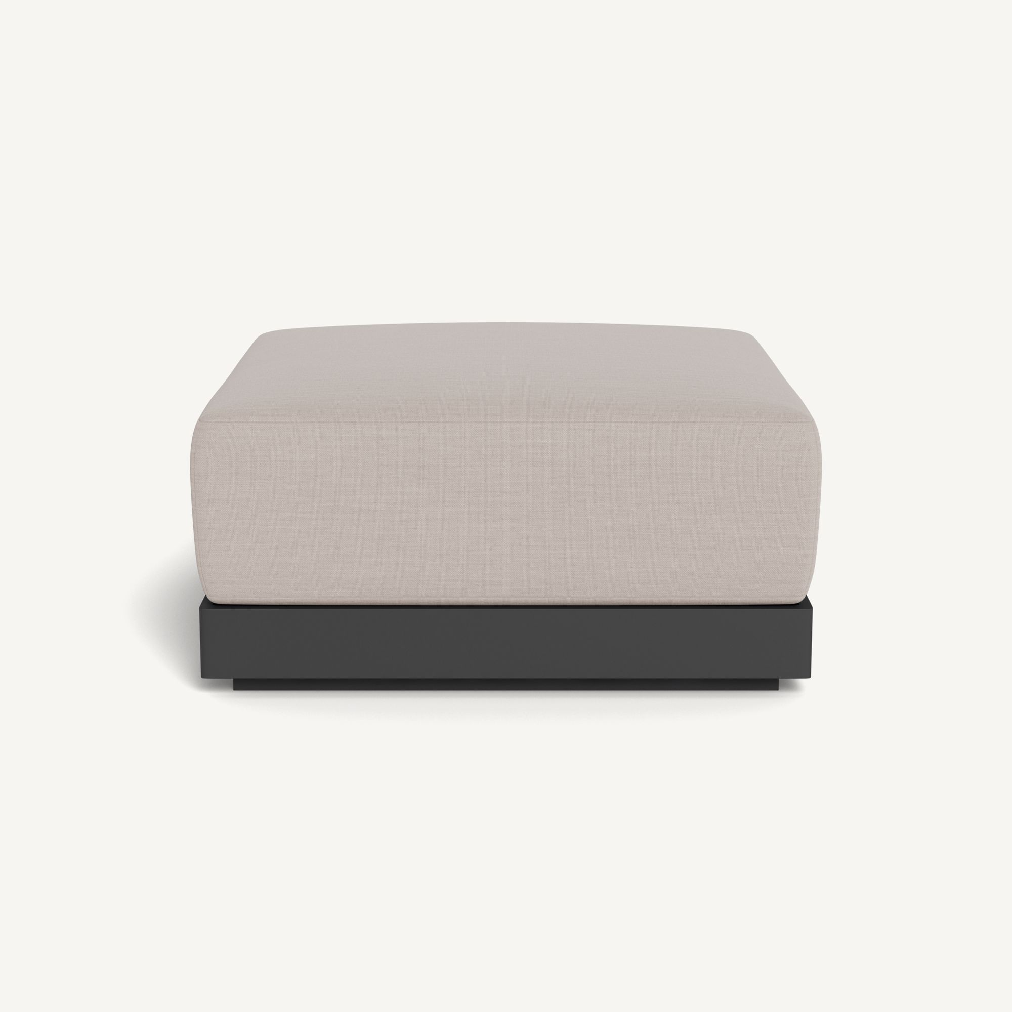 Harbour Antigua Ottoman - Aluminum Asteroid, Panama Marble