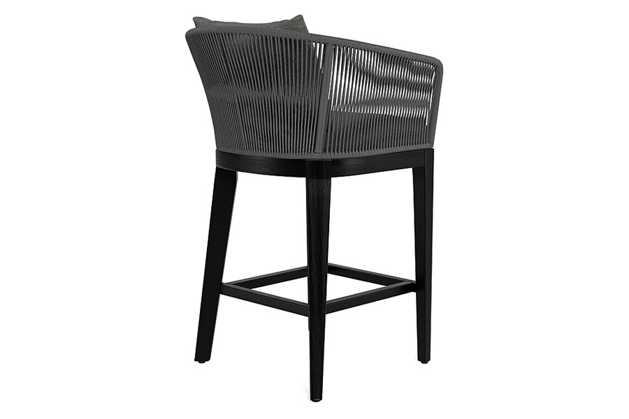 Harbour Avalon Bar Stool - Teak Natural, Copacabana Sand