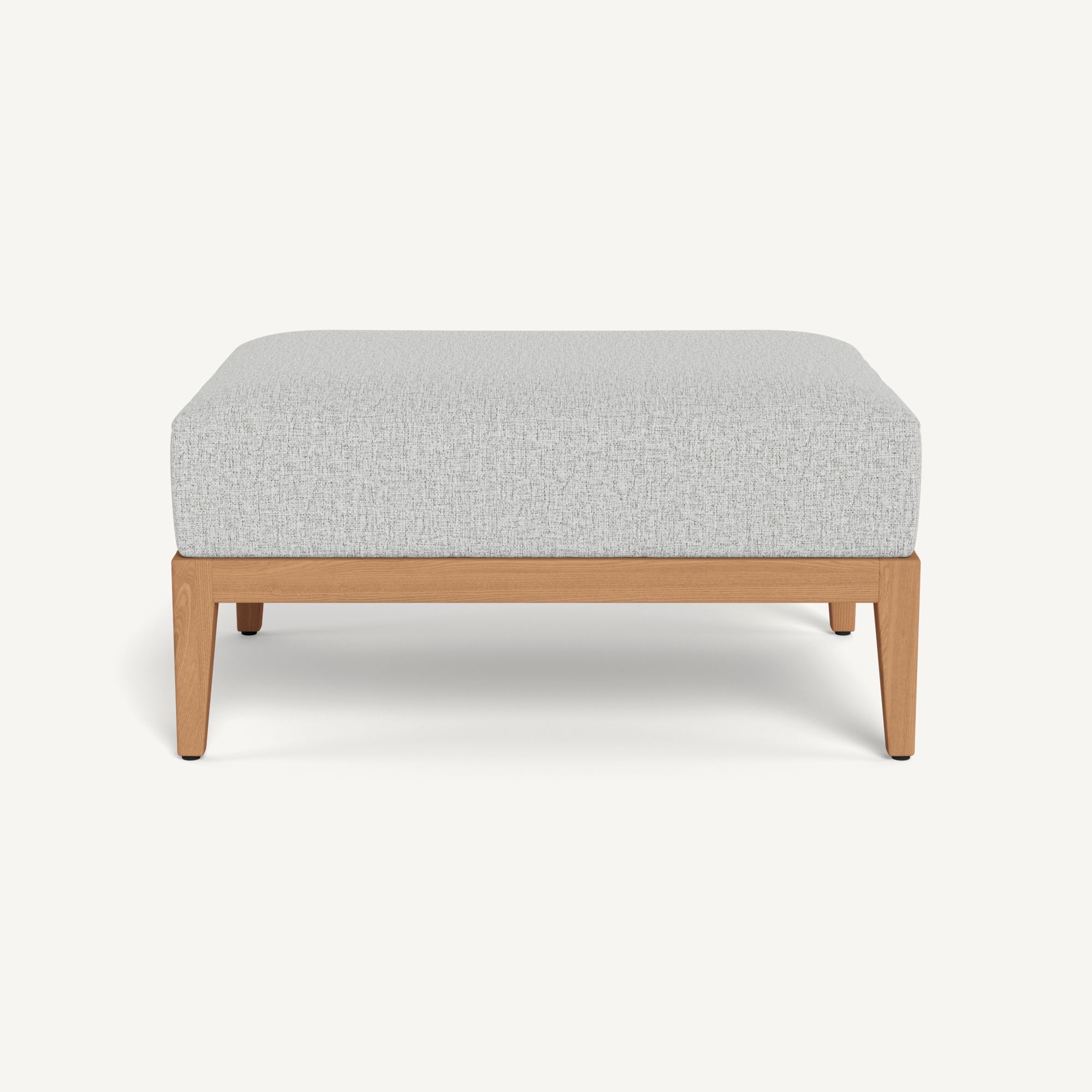 Harbour Avalon Ottoman - Teak Natural / Copacabana Sand