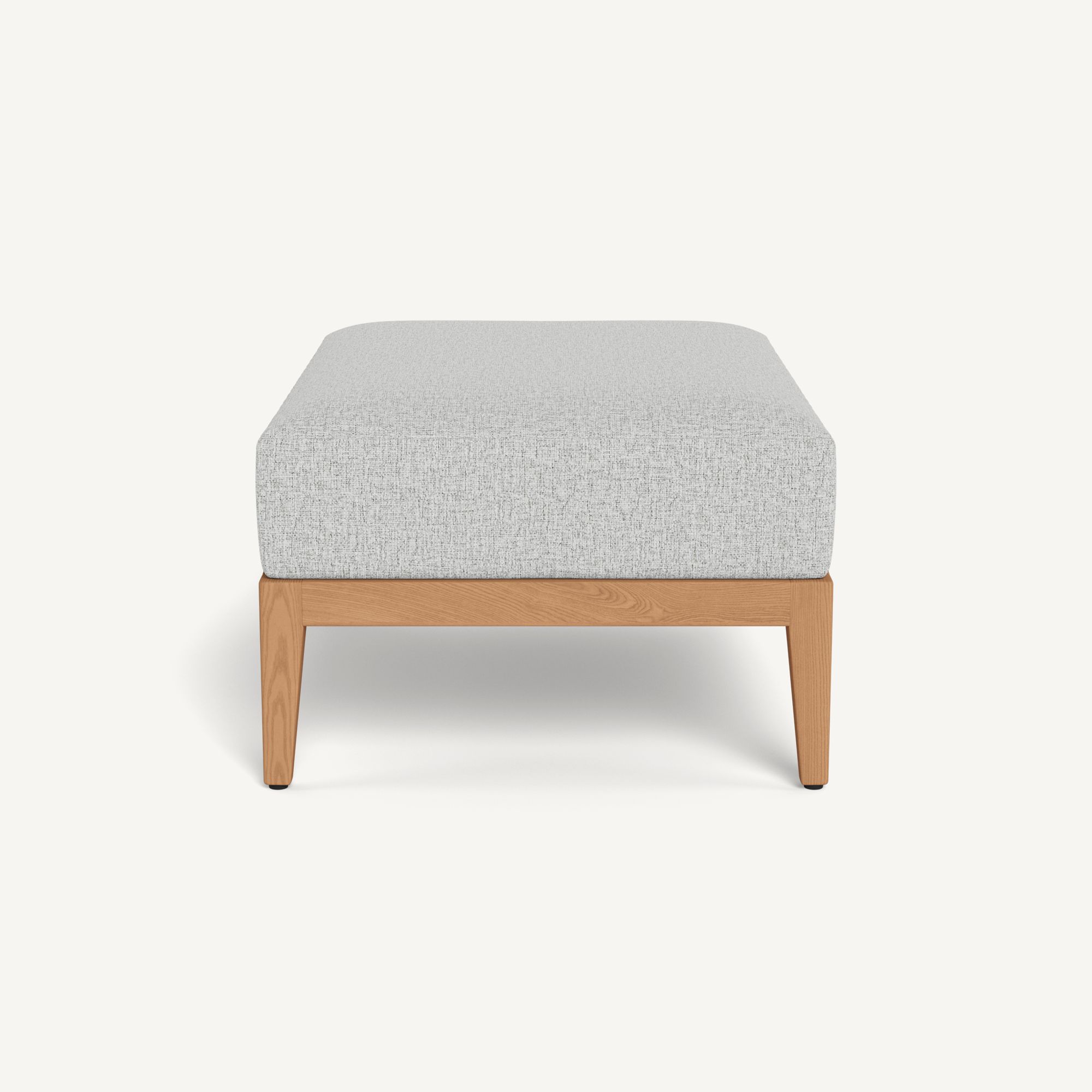 Harbour Avalon Ottoman - Teak Natural / Copacabana Sand
